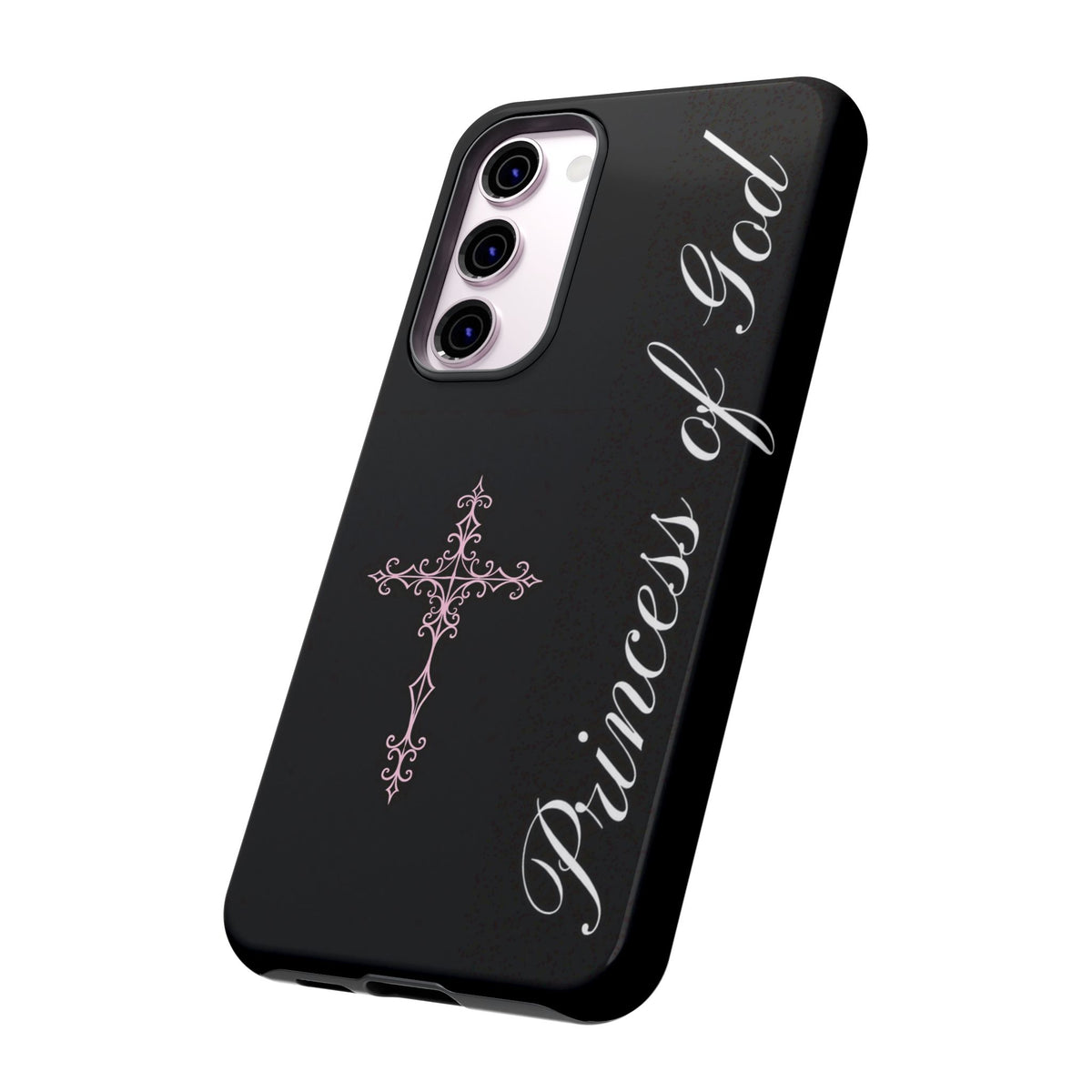 Princess of God Cross iPhone Case ✞ Pink Coquette Aesthetic Y2K Faith Phone Case