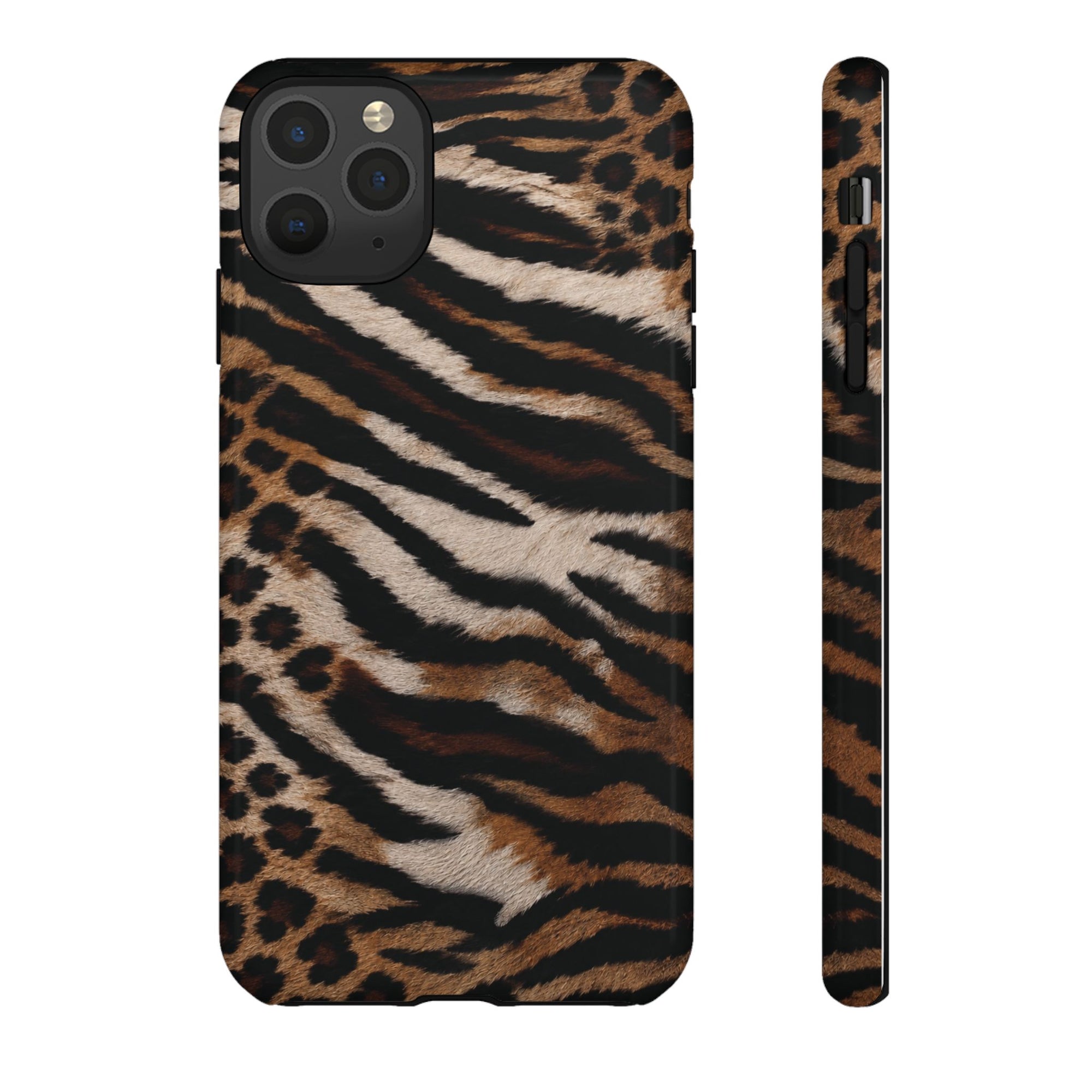 Tiger x Leopard iPhone Case | Cool Girl Mob Wife Aesthetic