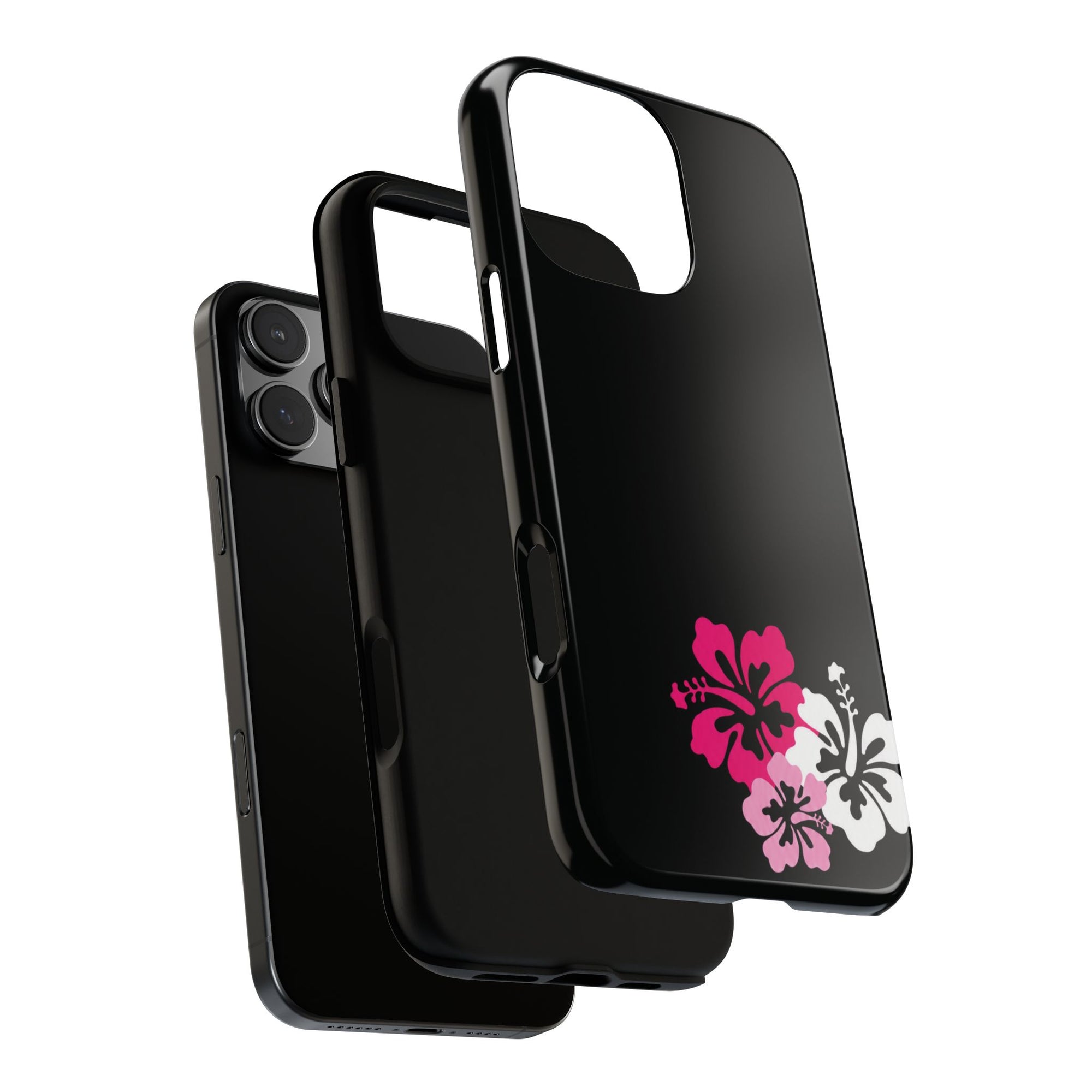 Y2K Hibiscus Floral Phone Case | Cute Coquette Tropical iPhone Case | Glossy Protective Girly Cover| dejavuu