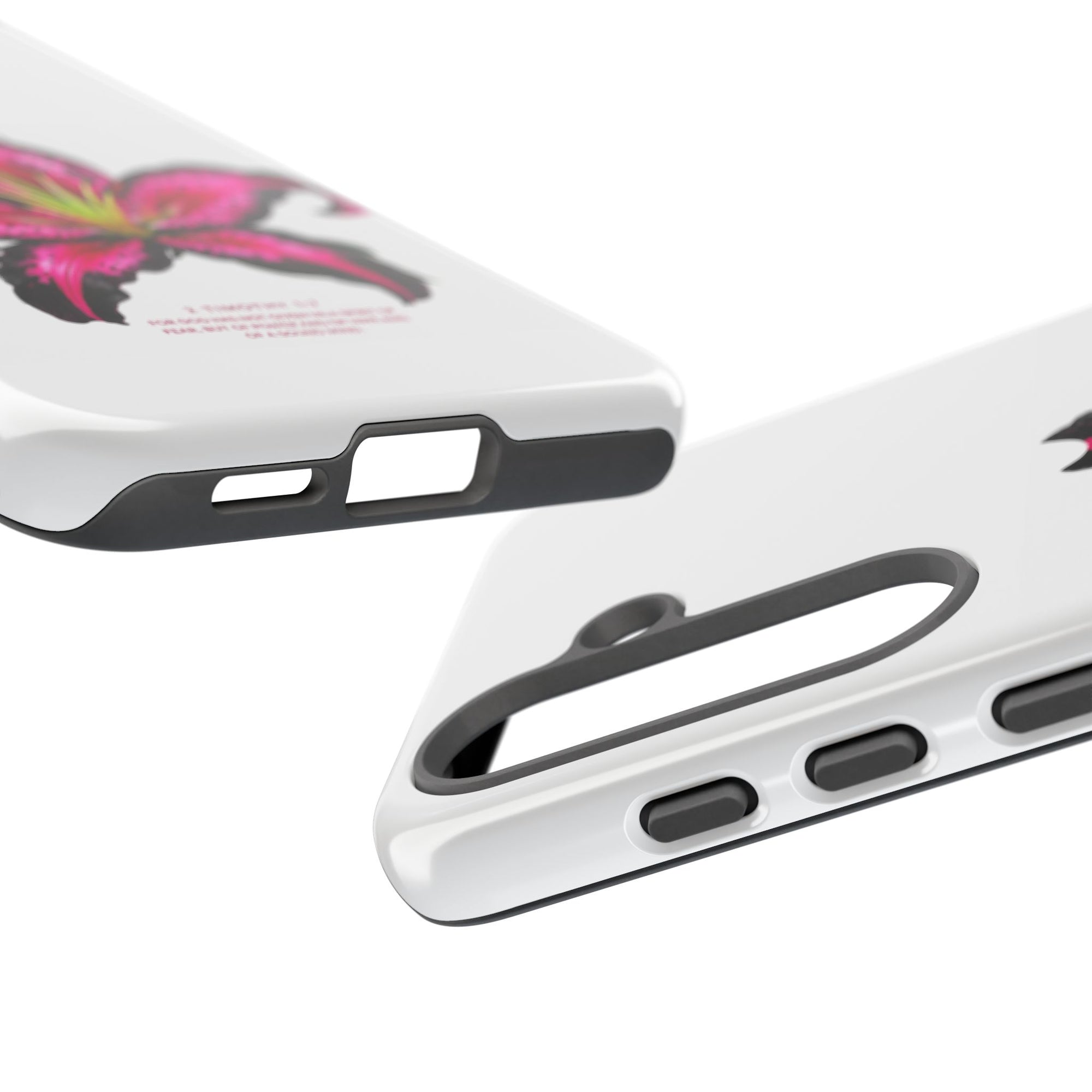 Pink Lily Christian iPhone Case ✝️ Coquette Faith Aesthetic Bible Verse Phone Case