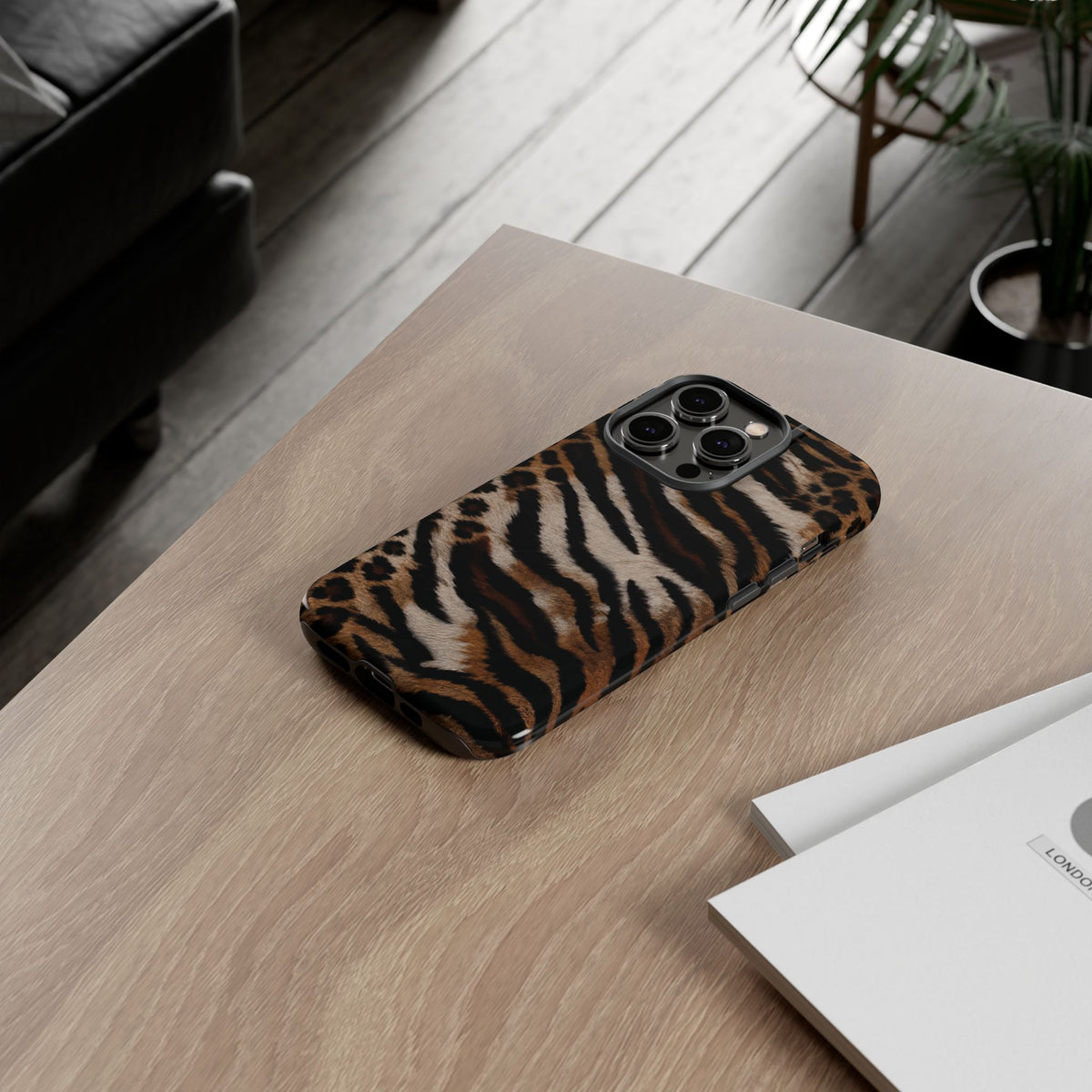 Tiger x Leopard iPhone Case | Cool Girl Mob Wife Aesthetic