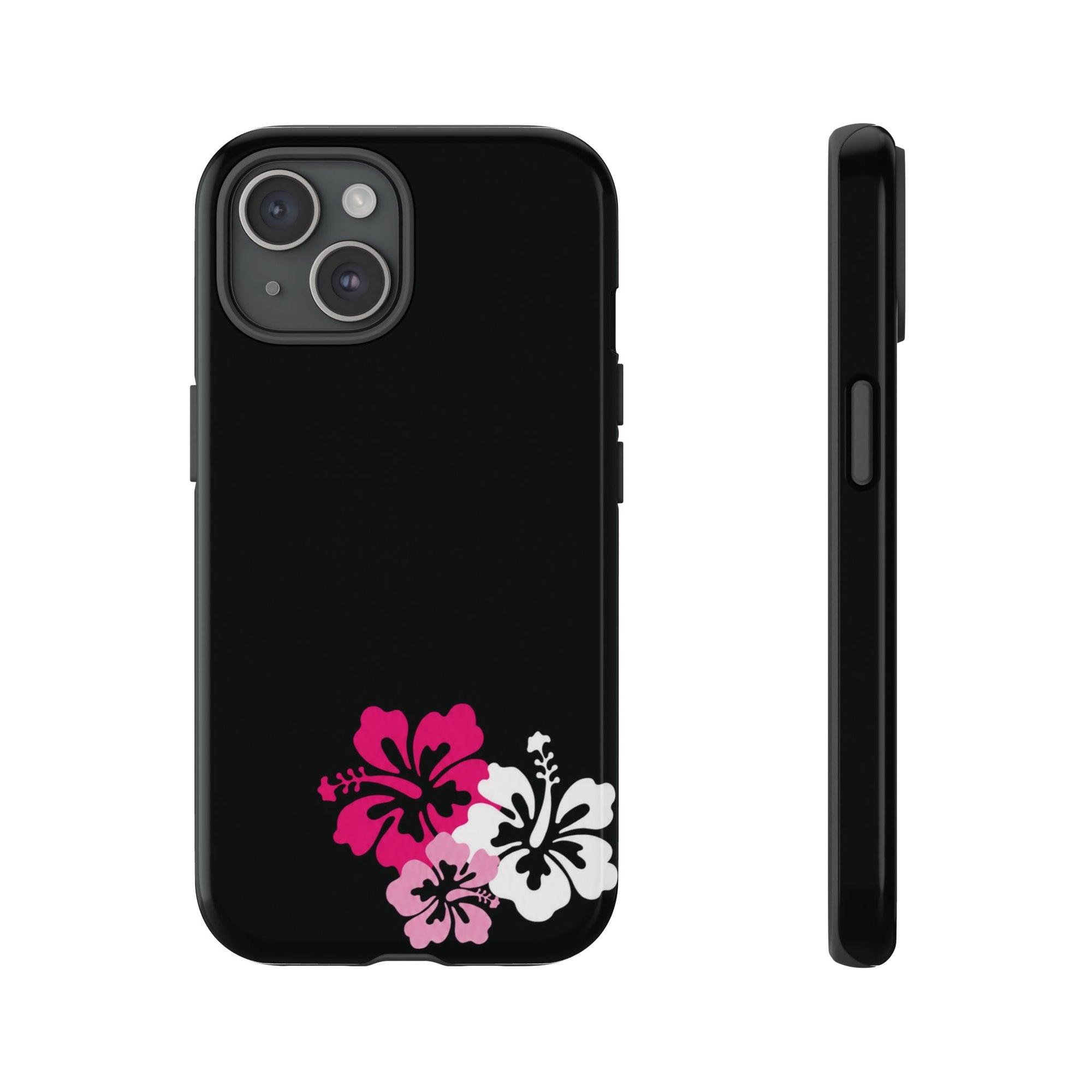 Y2K Hibiscus Floral Phone Case | Cute Coquette Tropical iPhone Case | Glossy Protective Girly Cover| dejavuu