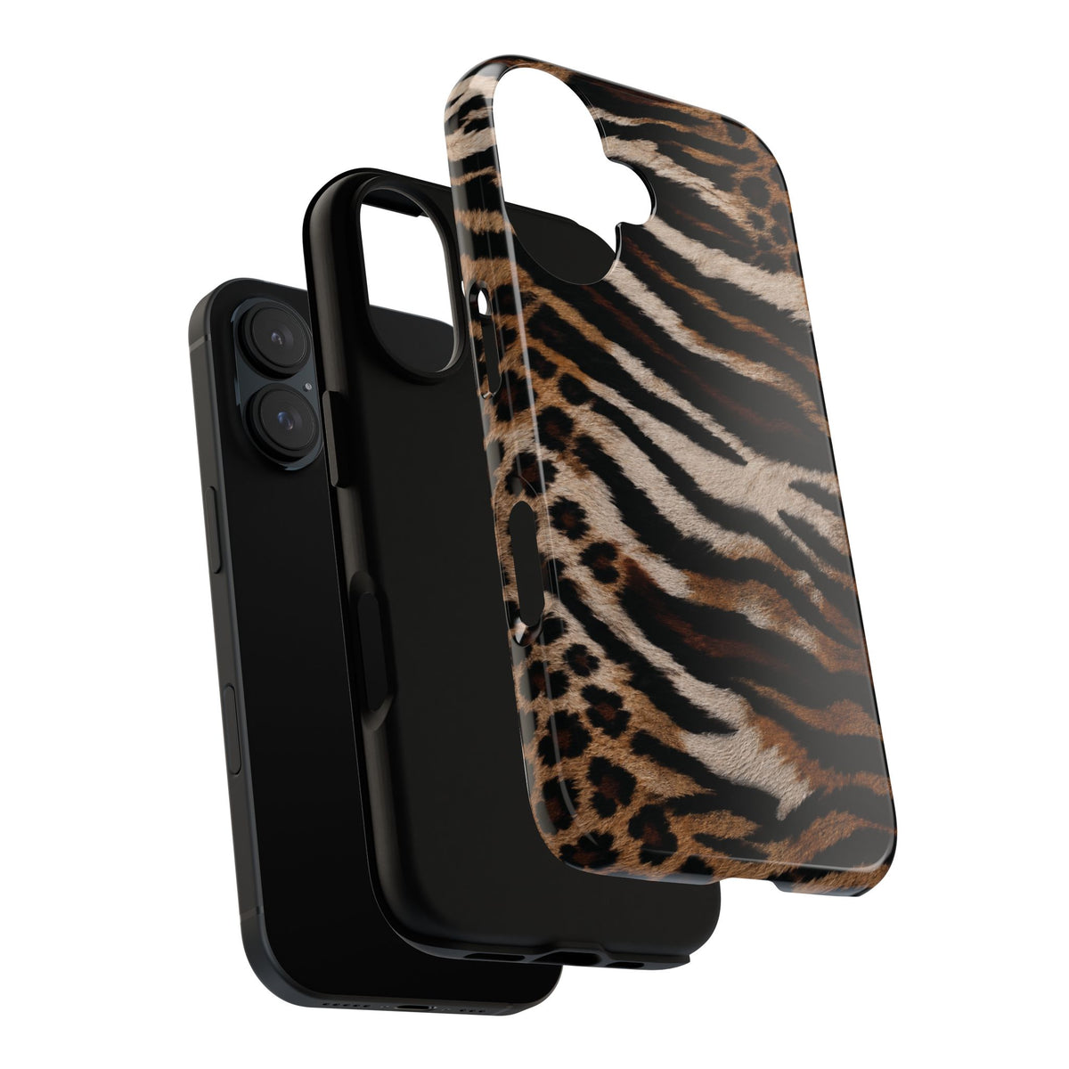 Tiger x Leopard iPhone Case | Cool Girl Mob Wife Aesthetic