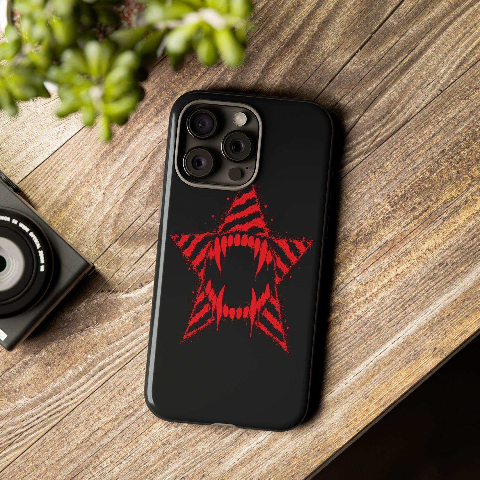 Vampire Star iPhone Case 🩸 Y2K Goth Alt Phone Case