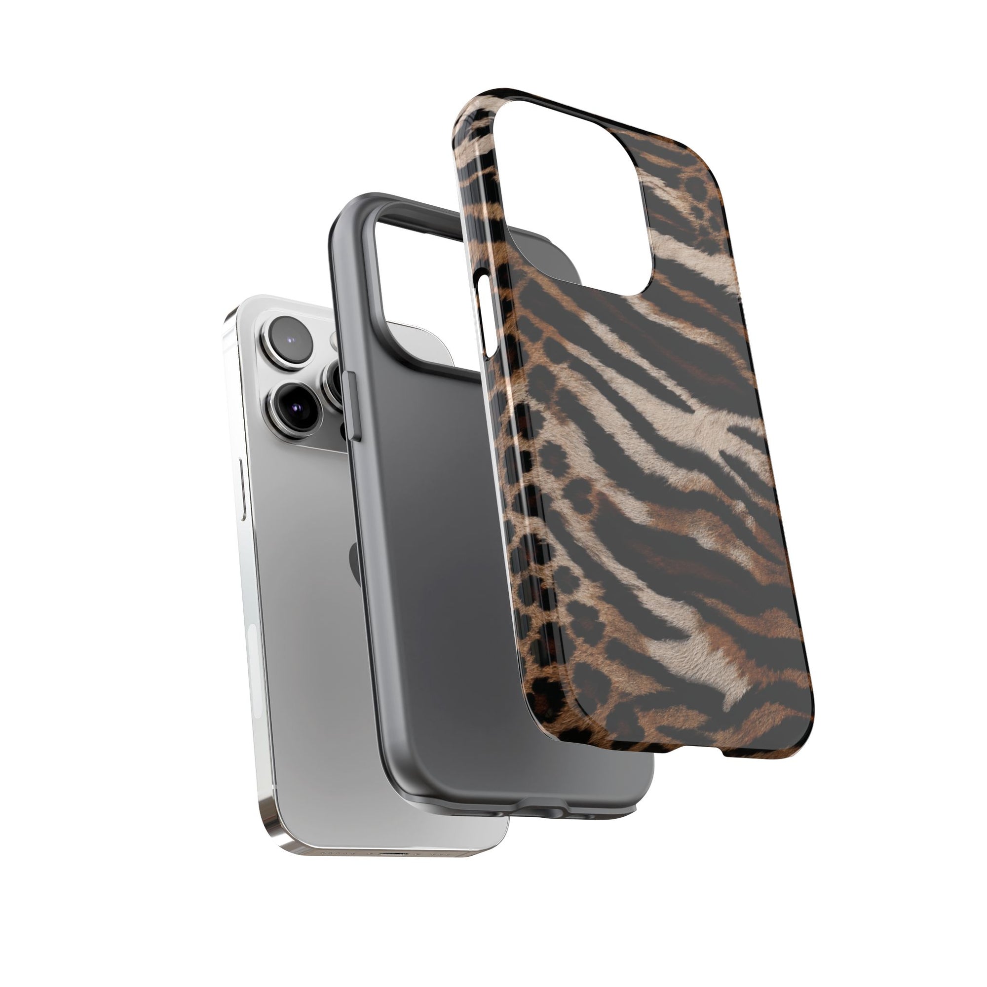 Tiger x Leopard iPhone Case | Cool Girl Mob Wife Aesthetic