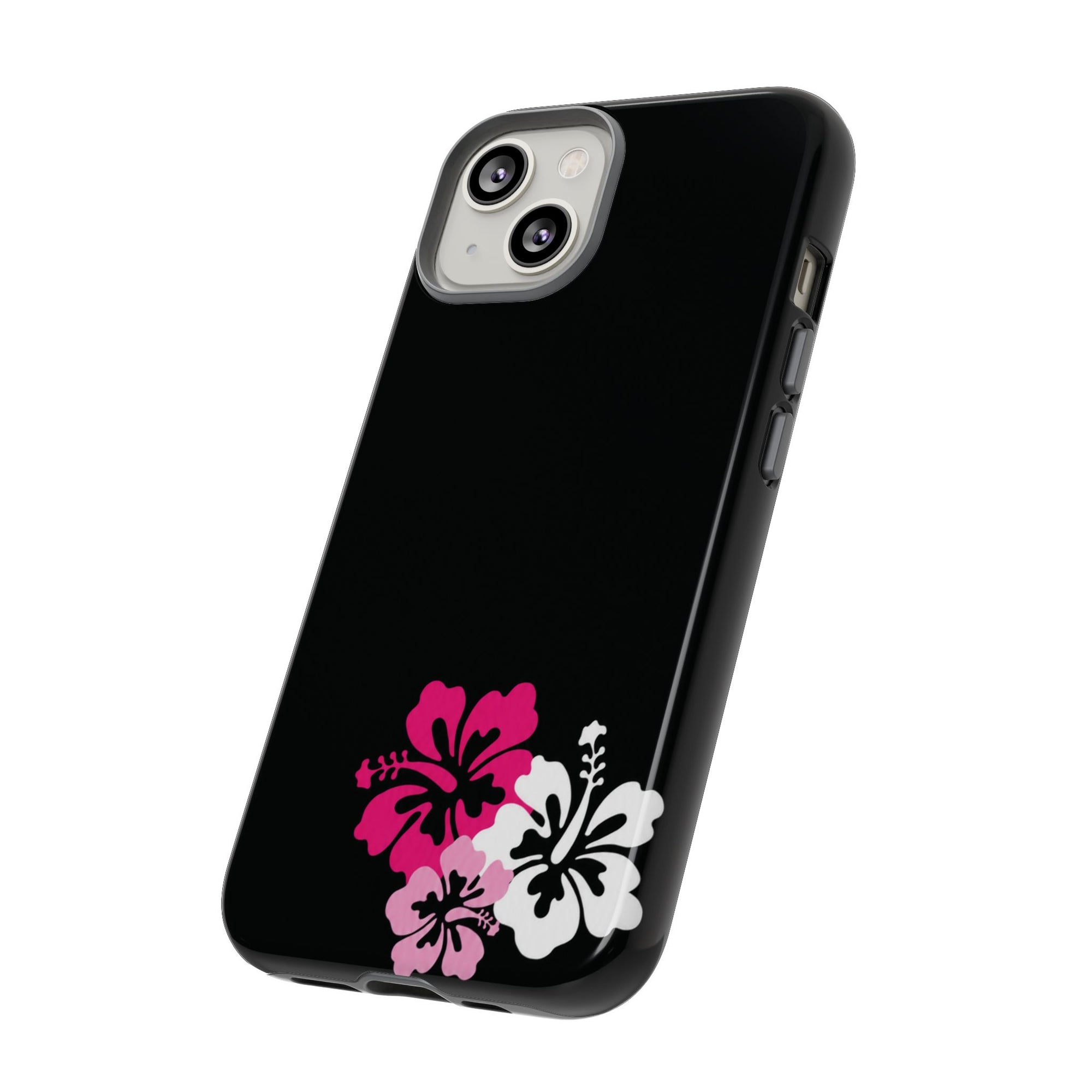 Y2K Hibiscus Floral Phone Case | Cute Coquette Tropical iPhone Case | Glossy Protective Girly Cover| dejavuu