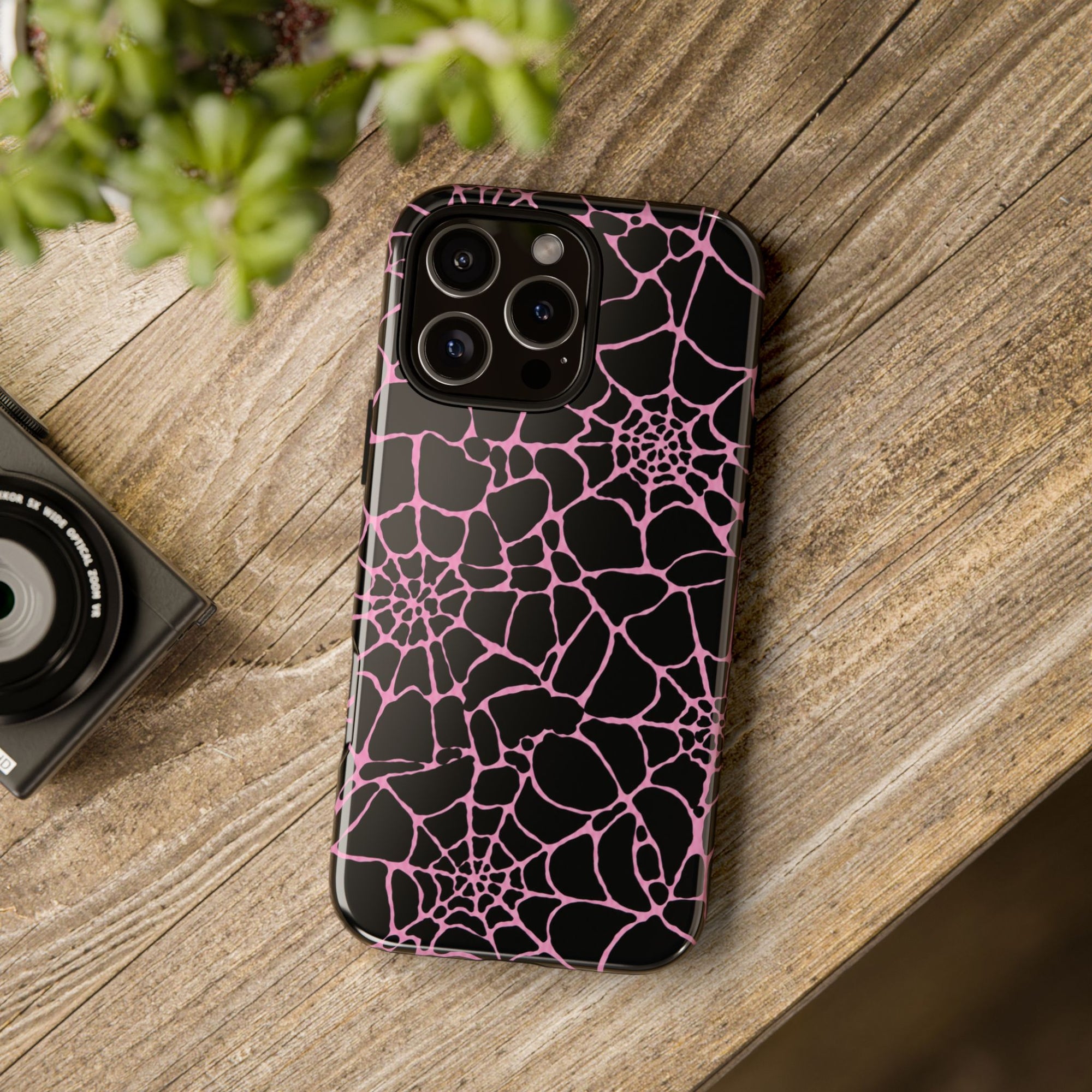 Y2K Spiderweb iPhone Case 🕷️ Goth Aesthetic Cute Emo Phone Case