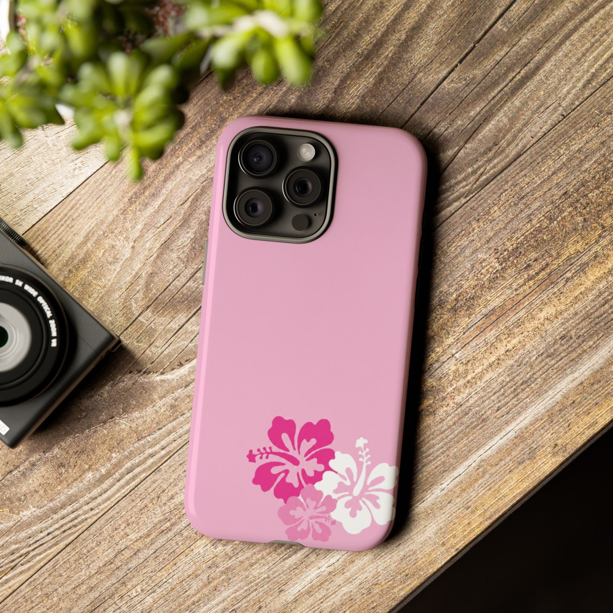 Y2K Hibiscus Floral Phone Case | Cute Coquette Tropical iPhone Case | Glossy Protective Girly Cover| dejavuu