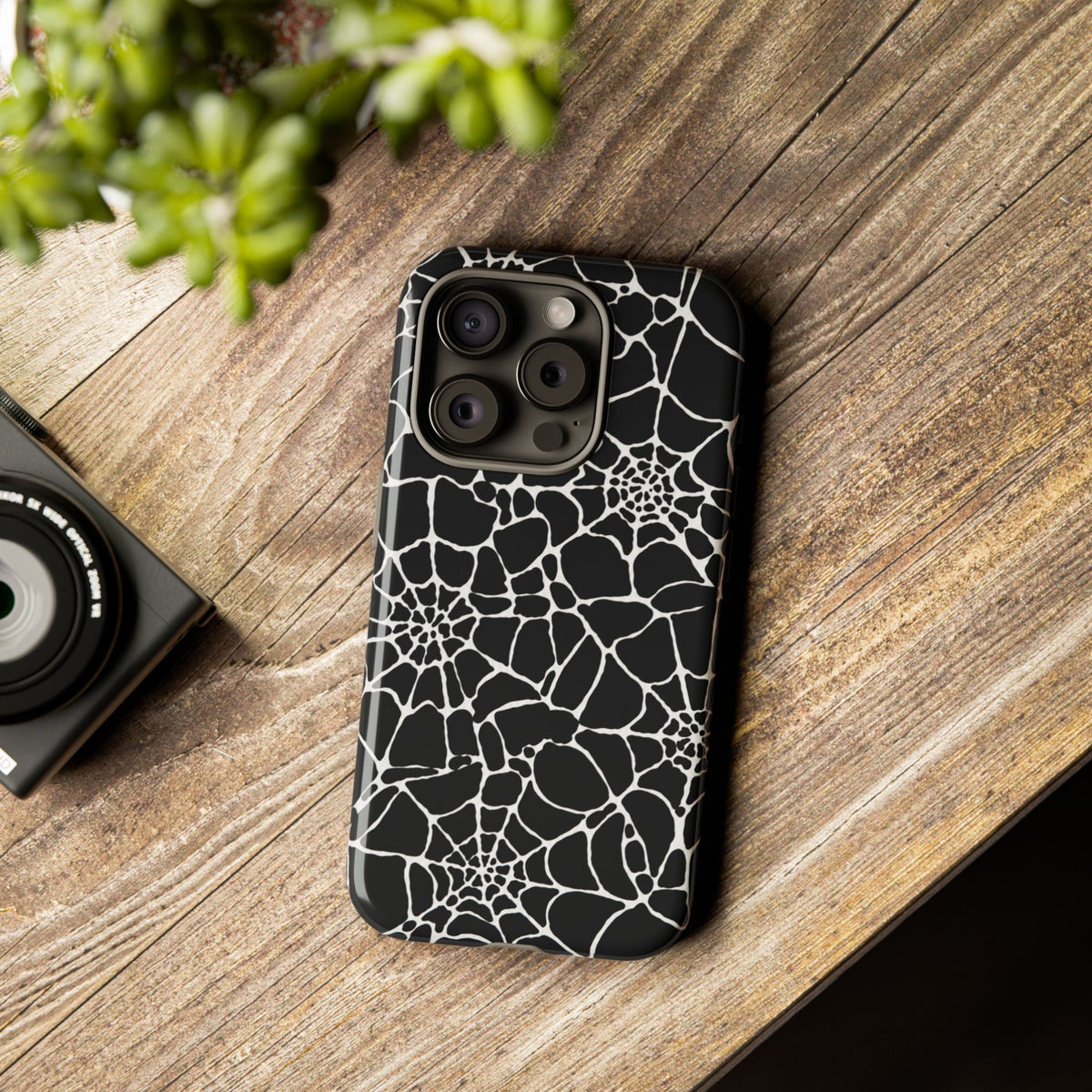 Y2K Spiderweb iPhone Case 🕷️ Goth Aesthetic Cute Emo Phone Case