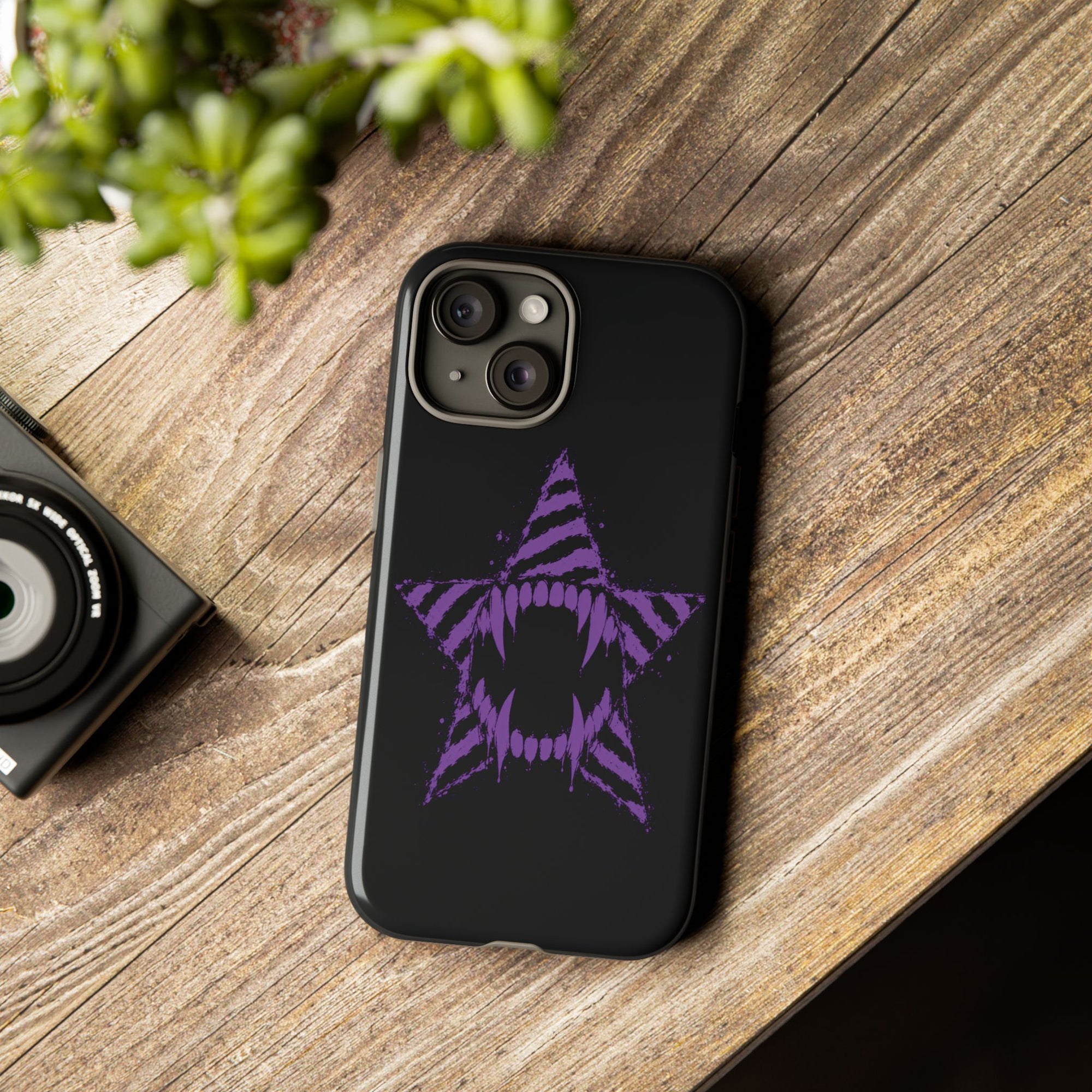 Vampire Star iPhone Case 🩸 Y2K Goth Alt Phone Case