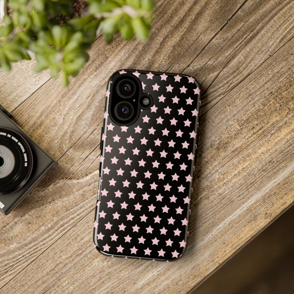 Star Girl iPhone Case ✦ Y2K Aesthetic Black Star Phone Case