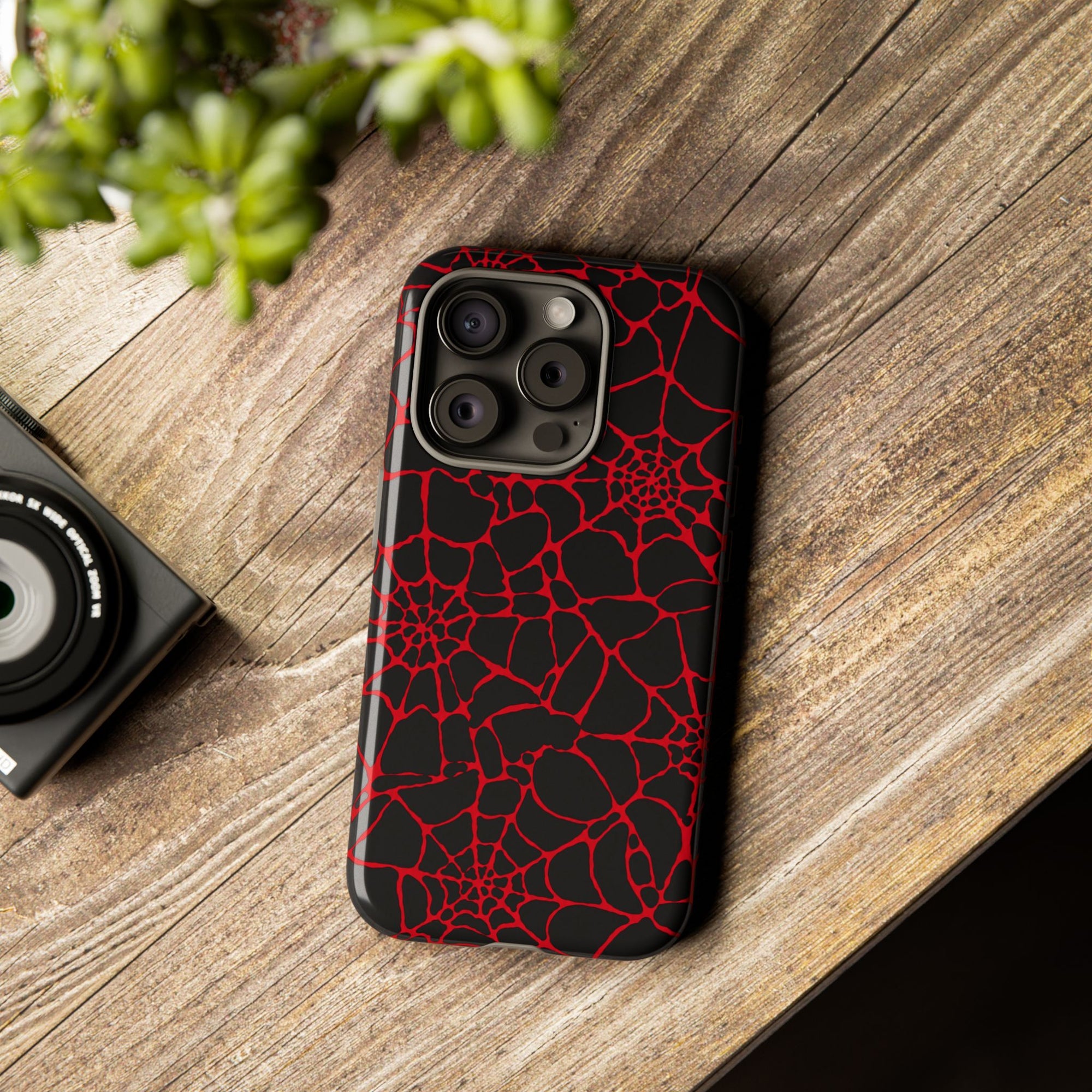 Y2K Spiderweb iPhone Case 🕷️ Goth Aesthetic Cute Emo Phone Case