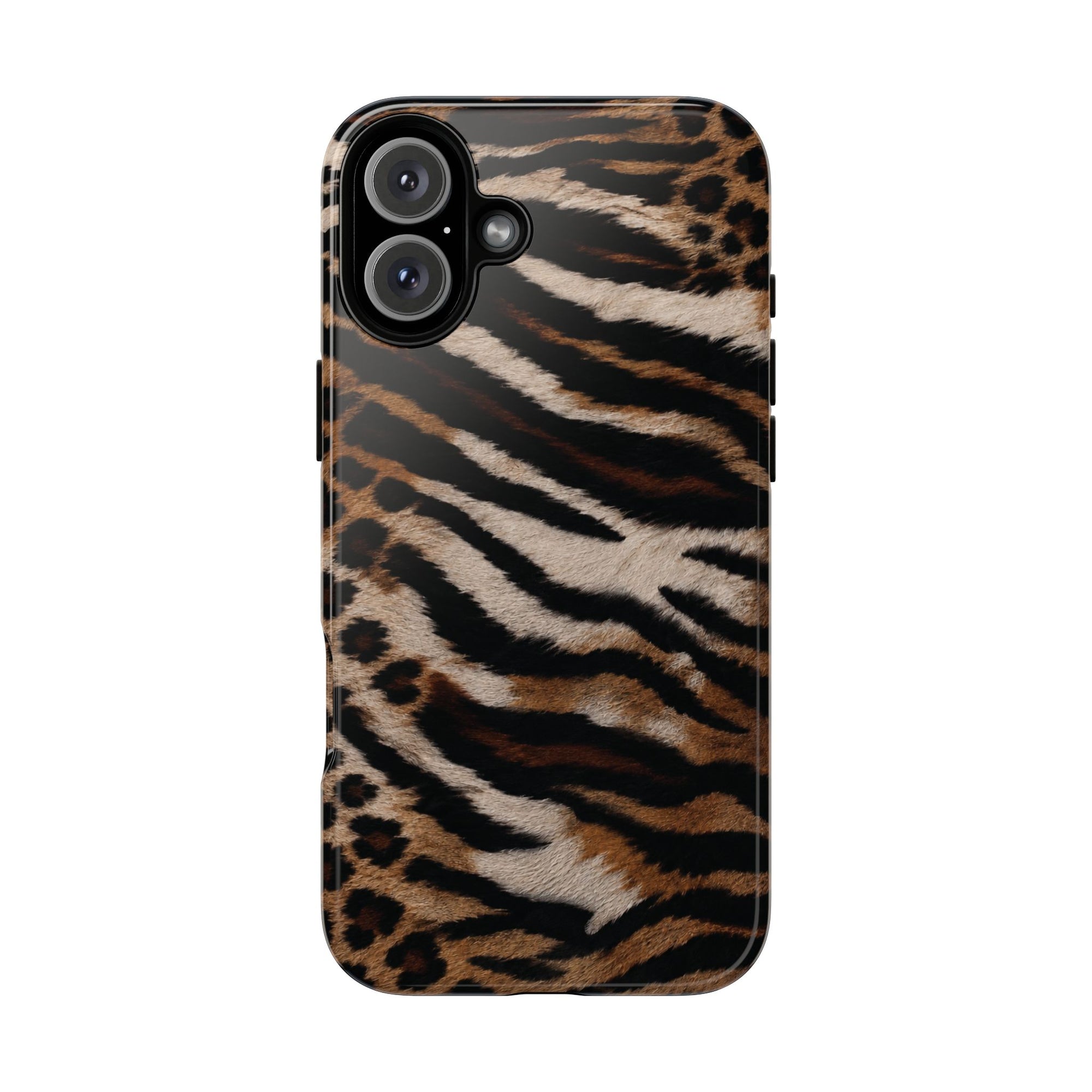 Tiger x Leopard iPhone Case | Cool Girl Mob Wife Aesthetic