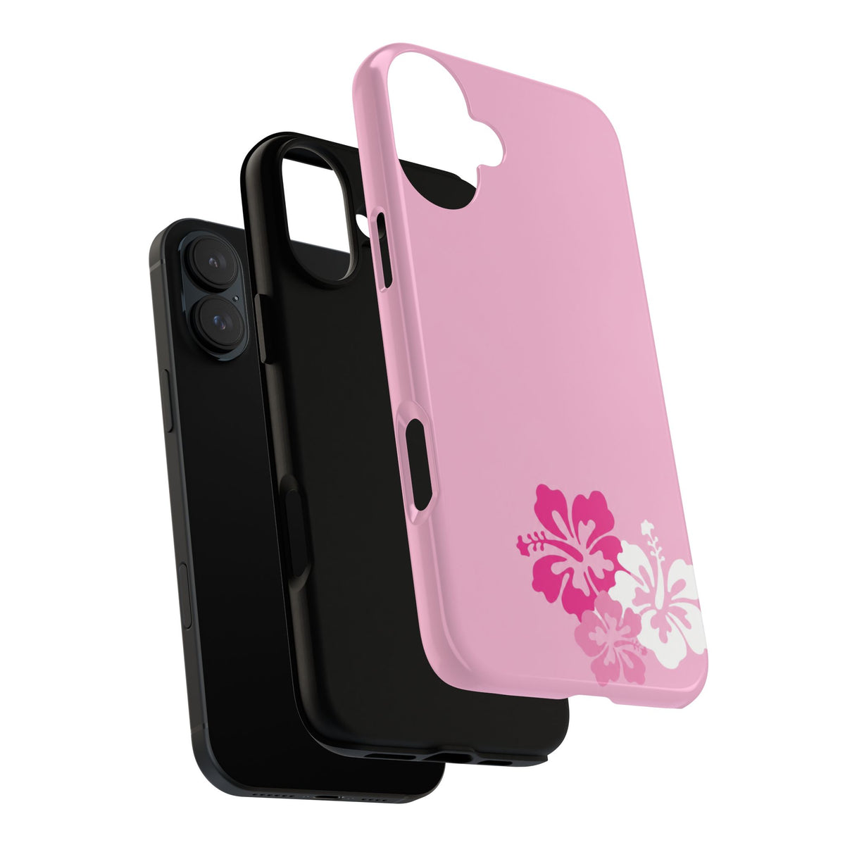 Y2K Hibiscus Floral Phone Case | Cute Coquette Tropical iPhone Case | Glossy Protective Girly Cover| dejavuu