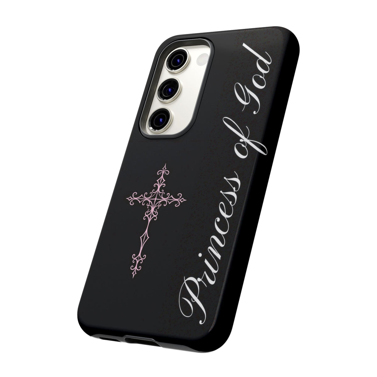 Princess of God Cross iPhone Case ✞ Pink Coquette Aesthetic Y2K Faith Phone Case