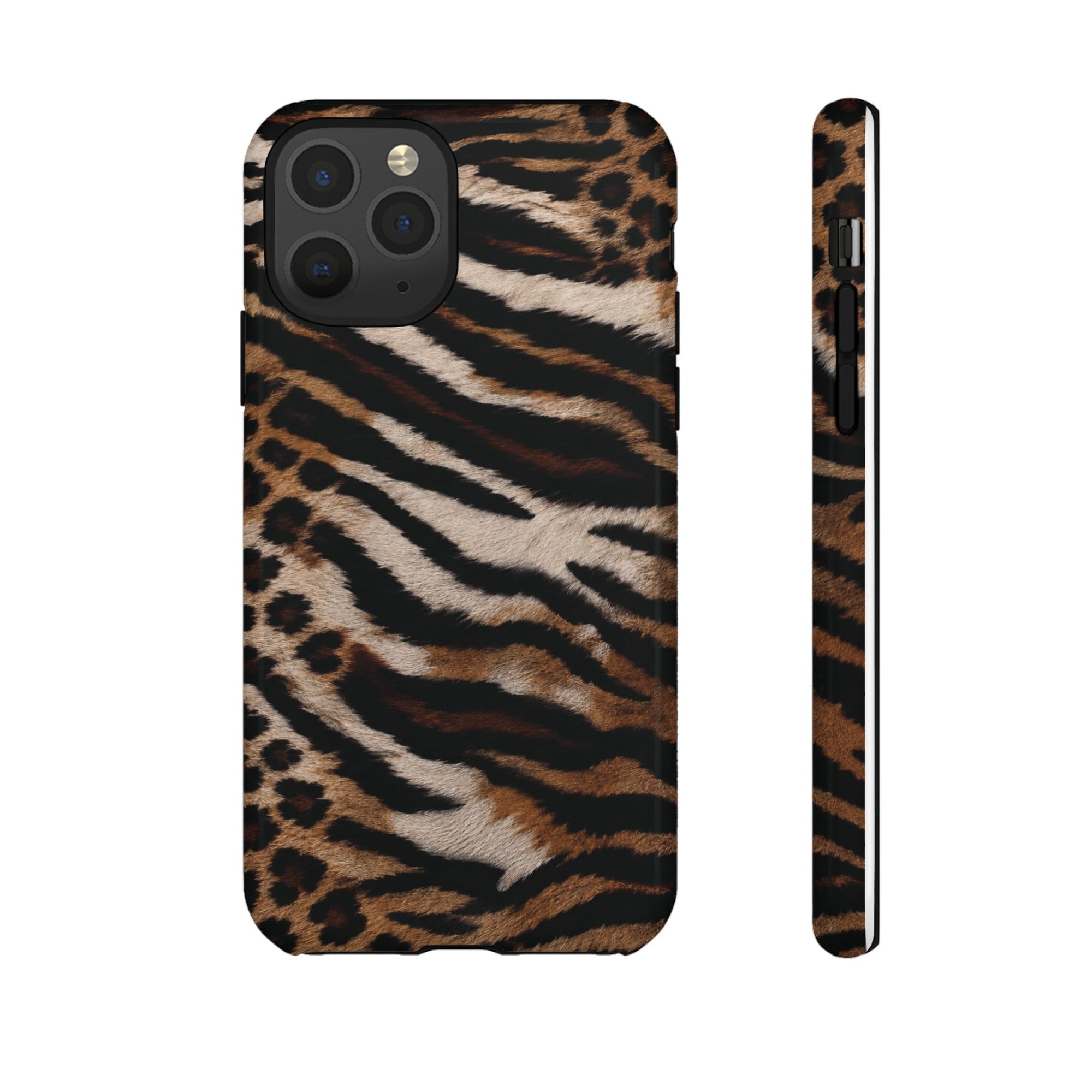 Tiger x Leopard iPhone Case | Cool Girl Mob Wife Aesthetic