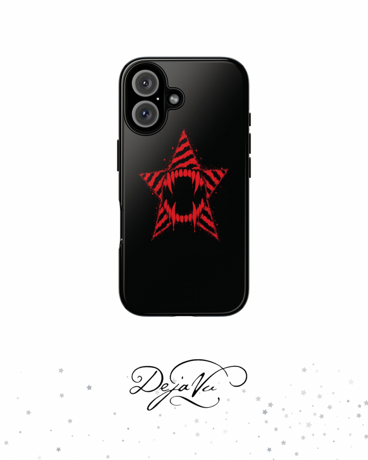Vampire Star iPhone Case 🩸 Y2K Goth Alt Phone Case