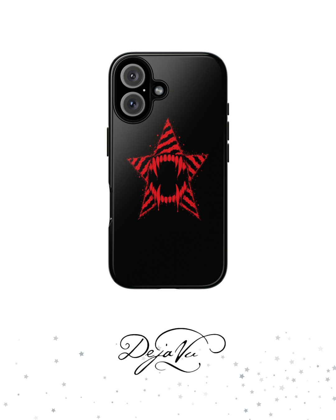 Vampire Star iPhone Case 🩸 Y2K Goth Alt Phone Case