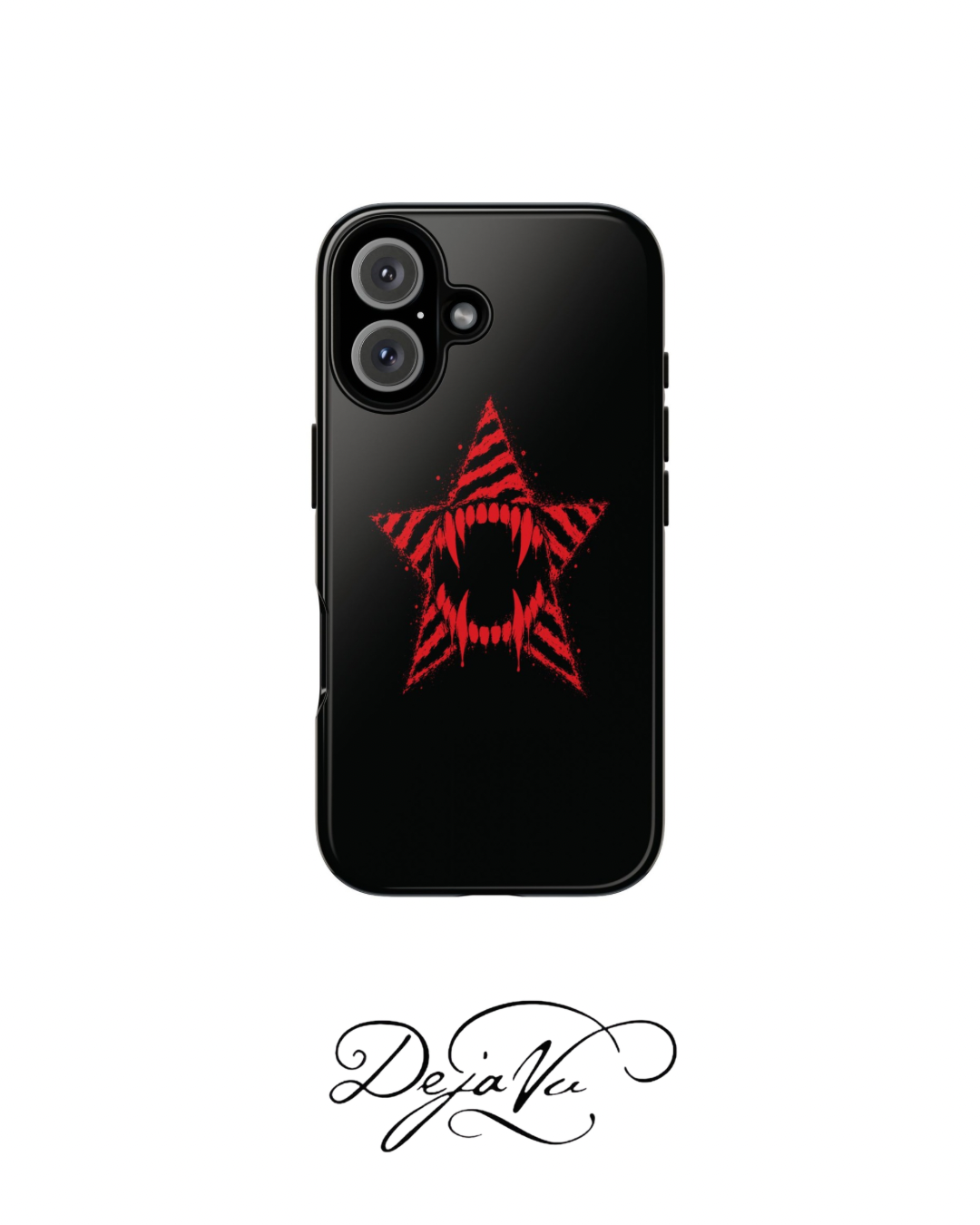 Vampire Star iPhone Case 🩸 Y2K Goth Alt Phone Case