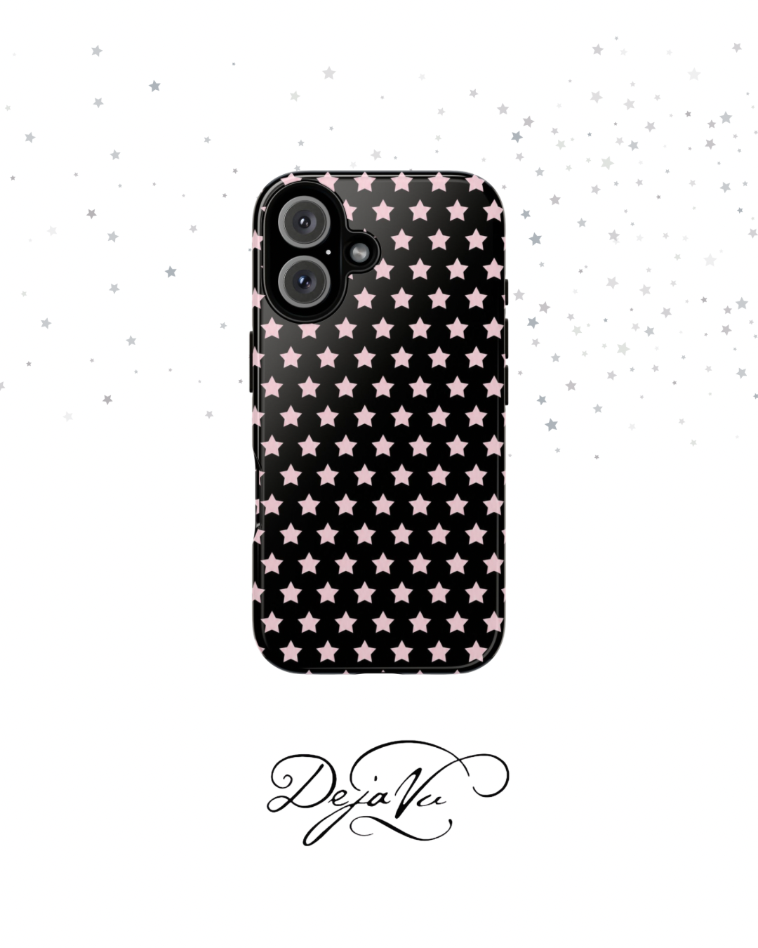 Star Girl iPhone Case ✦ Y2K Aesthetic Black Star Phone Case