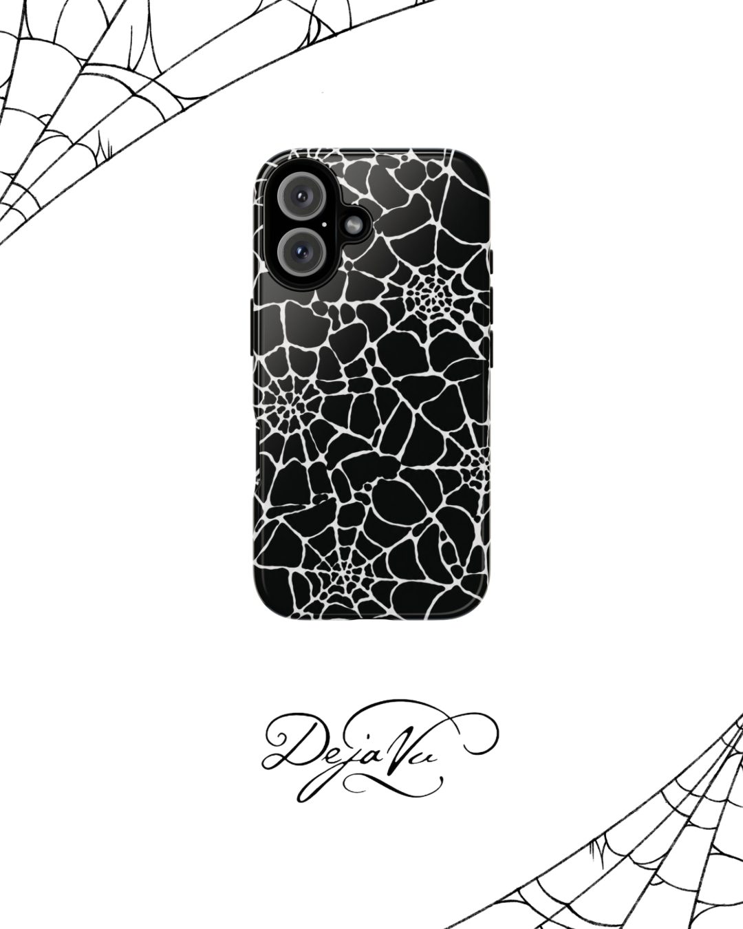 Y2K Spiderweb iPhone Case 🕷️ Goth Aesthetic Cute Emo Phone Case