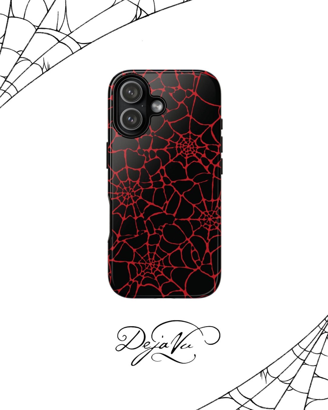 Y2K Spiderweb iPhone Case 🕷️ Goth Aesthetic Cute Emo Phone Case