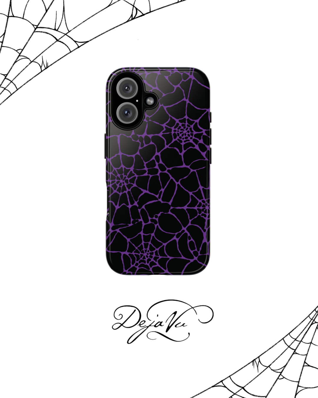 Y2K Spiderweb iPhone Case 🕷️ Goth Aesthetic Cute Emo Phone Case
