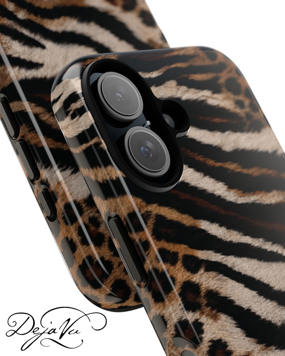 Tiger x Leopard iPhone Case | Cool Girl Mob Wife Aesthetic
