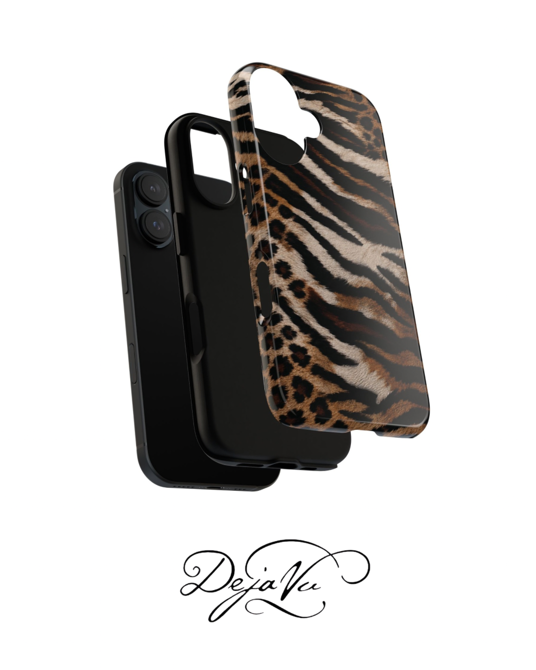 Tiger x Leopard iPhone Case | Cool Girl Mob Wife Aesthetic