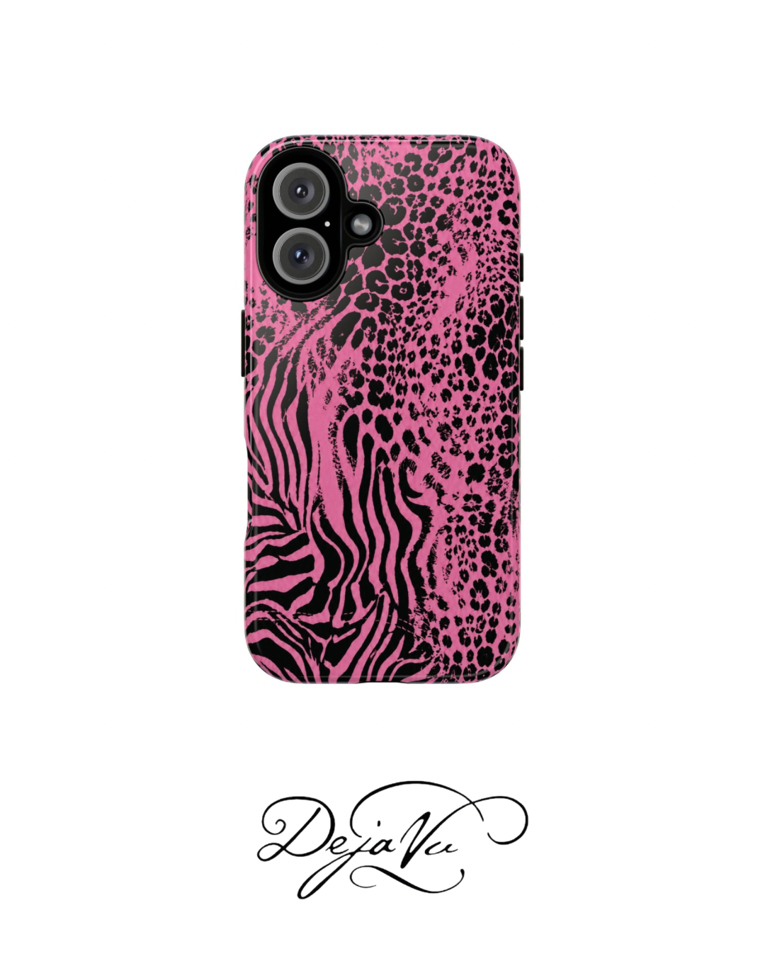 Pink Coquette Leopard iPhone Case | Y2K IT Girl Phone Cover