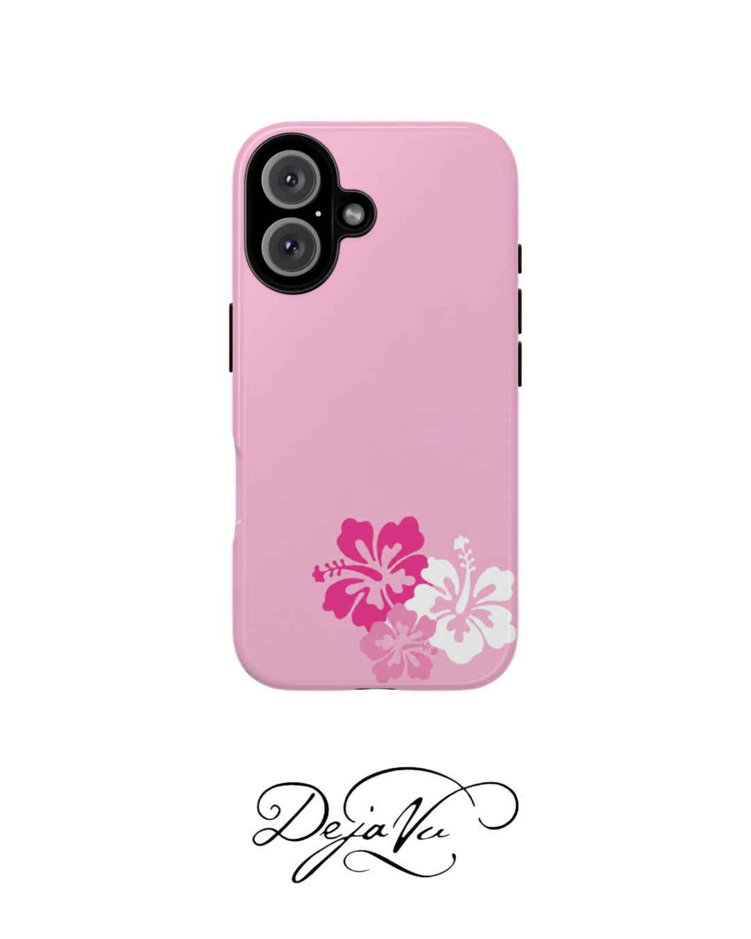 Y2K Hibiscus Floral Phone Case | Cute Coquette Tropical iPhone Case | Glossy Protective Girly Cover| dejavuu