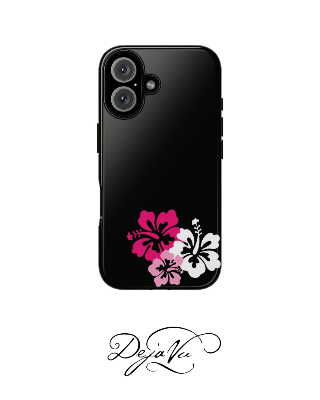 Y2K Hibiscus Floral Phone Case | Cute Coquette Tropical iPhone Case | Glossy Protective Girly Cover| dejavuu