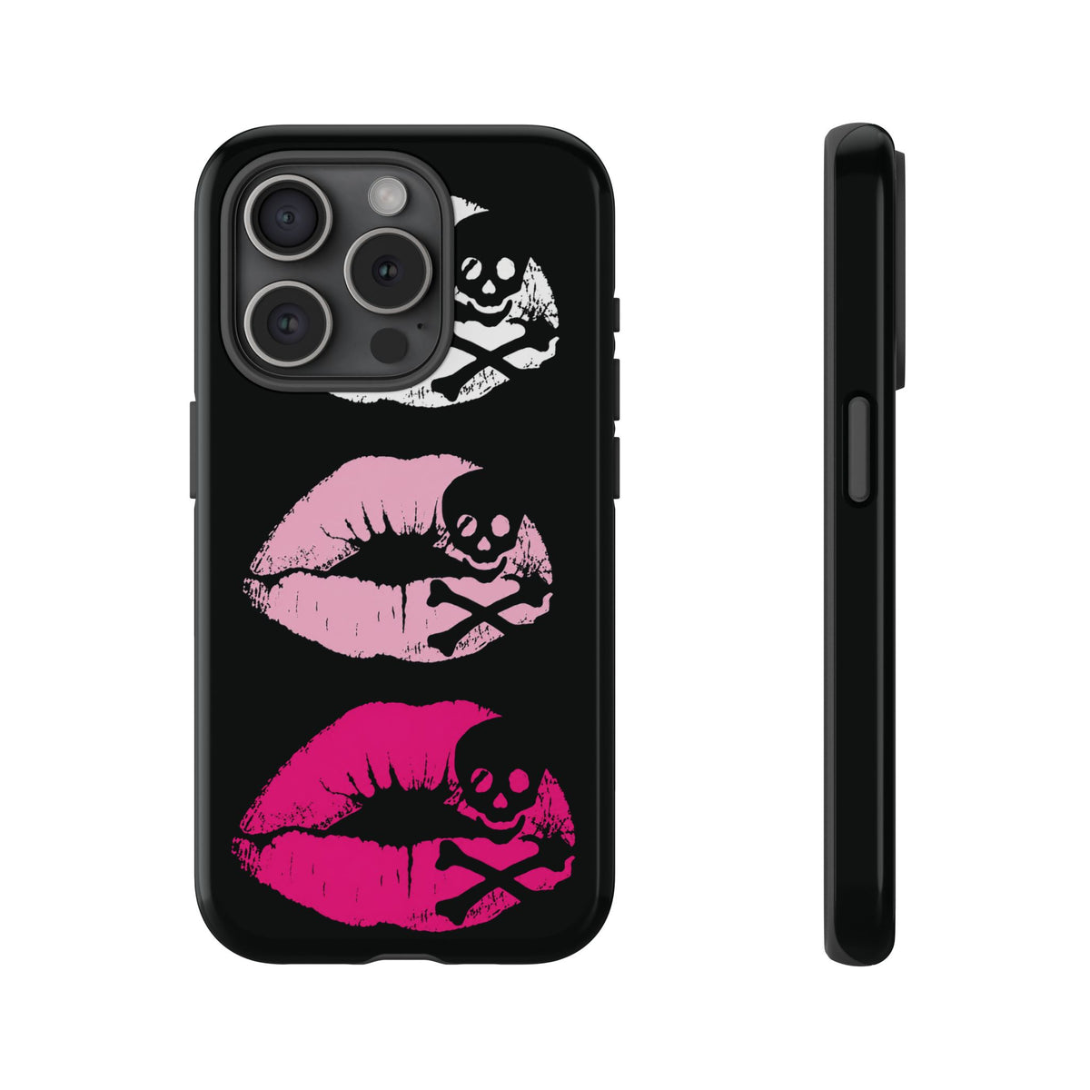 Skull Kiss Phone Case | Y2K Gothic Phone Case