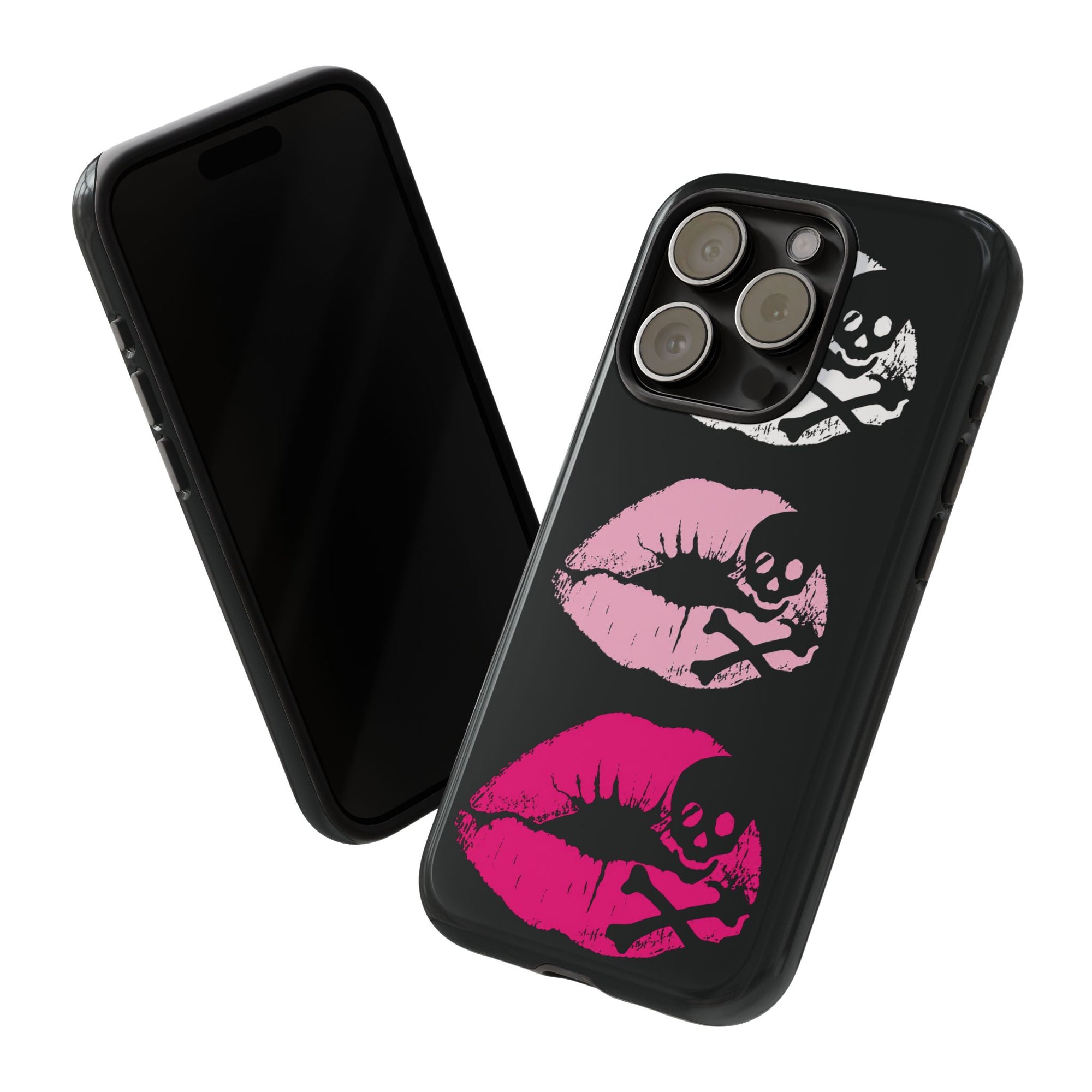 Skull Kiss Phone Case | Y2K Gothic Phone Case