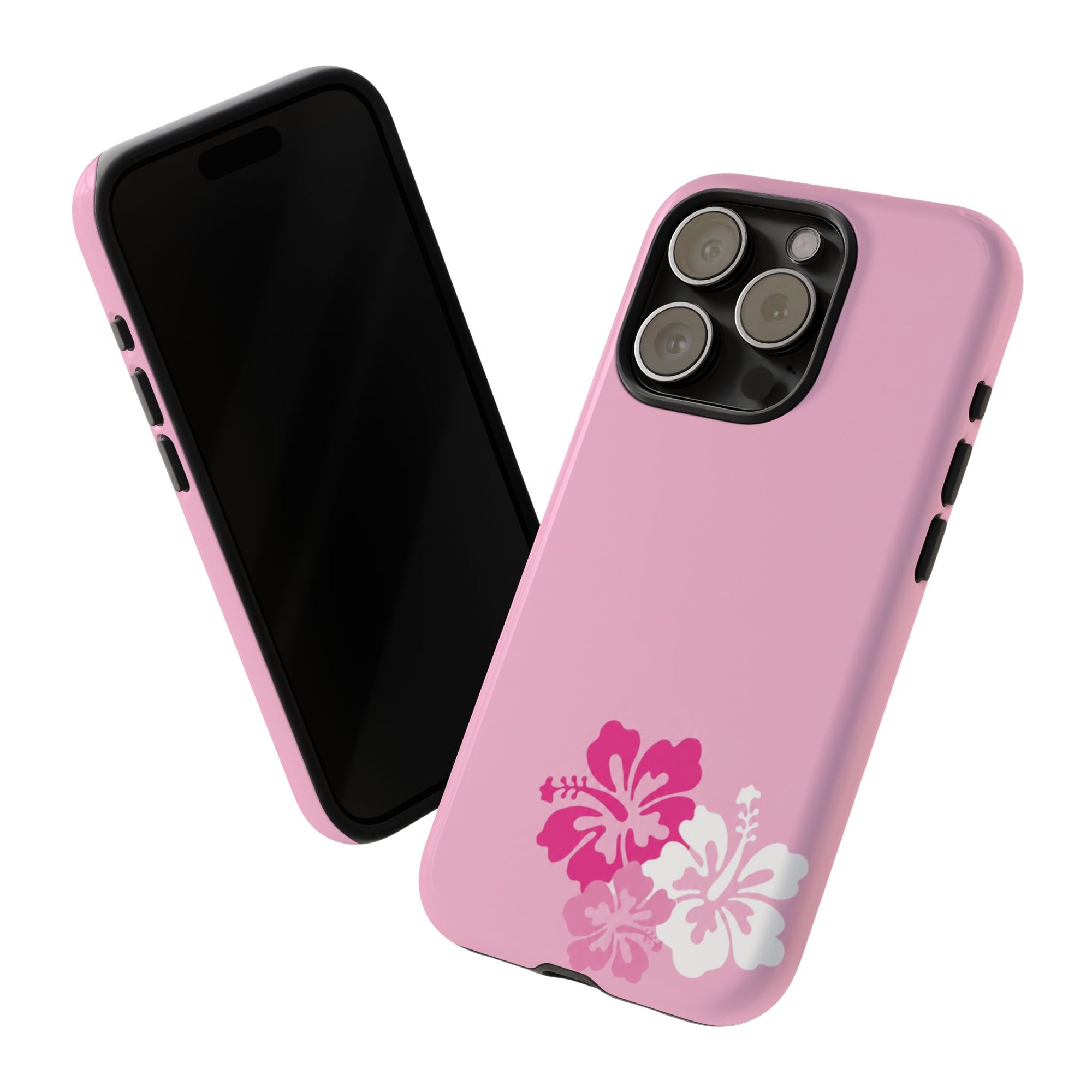 Y2K Hibiscus Floral Phone Case | Cute Coquette Tropical iPhone Case | Glossy Protective Girly Cover| dejavuu