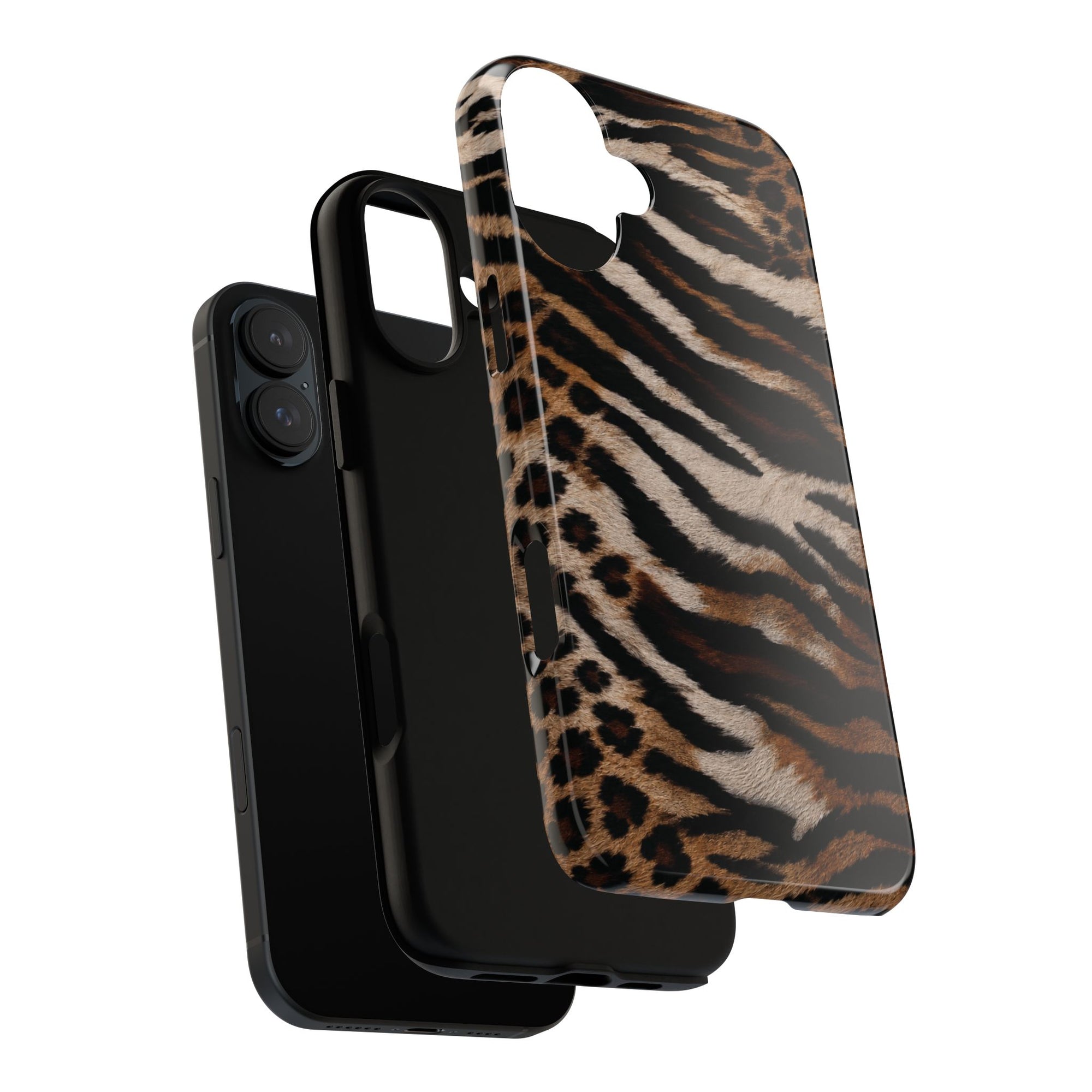 Tiger x Leopard iPhone Case | Cool Girl Mob Wife Aesthetic