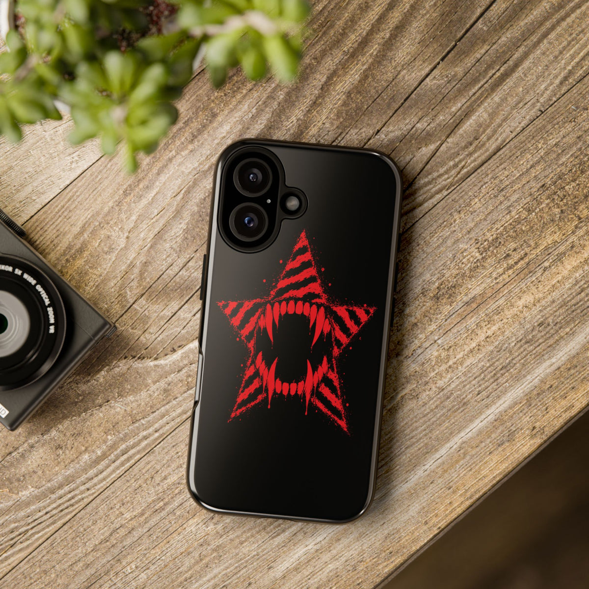 Vampire Star iPhone Case 🩸 Y2K Goth Alt Phone Case