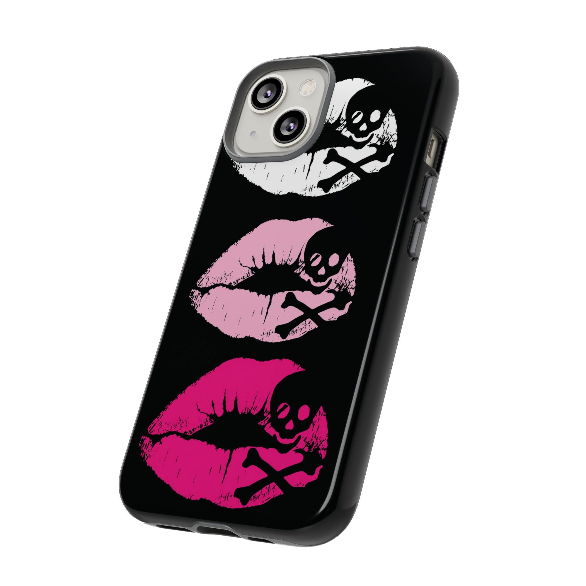 Skull Kiss Phone Case | Y2K Gothic Phone Case