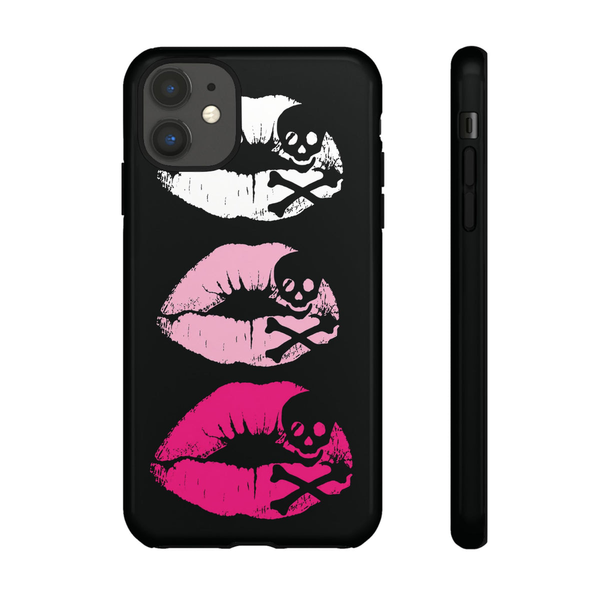 Skull Kiss Phone Case | Y2K Gothic Phone Case