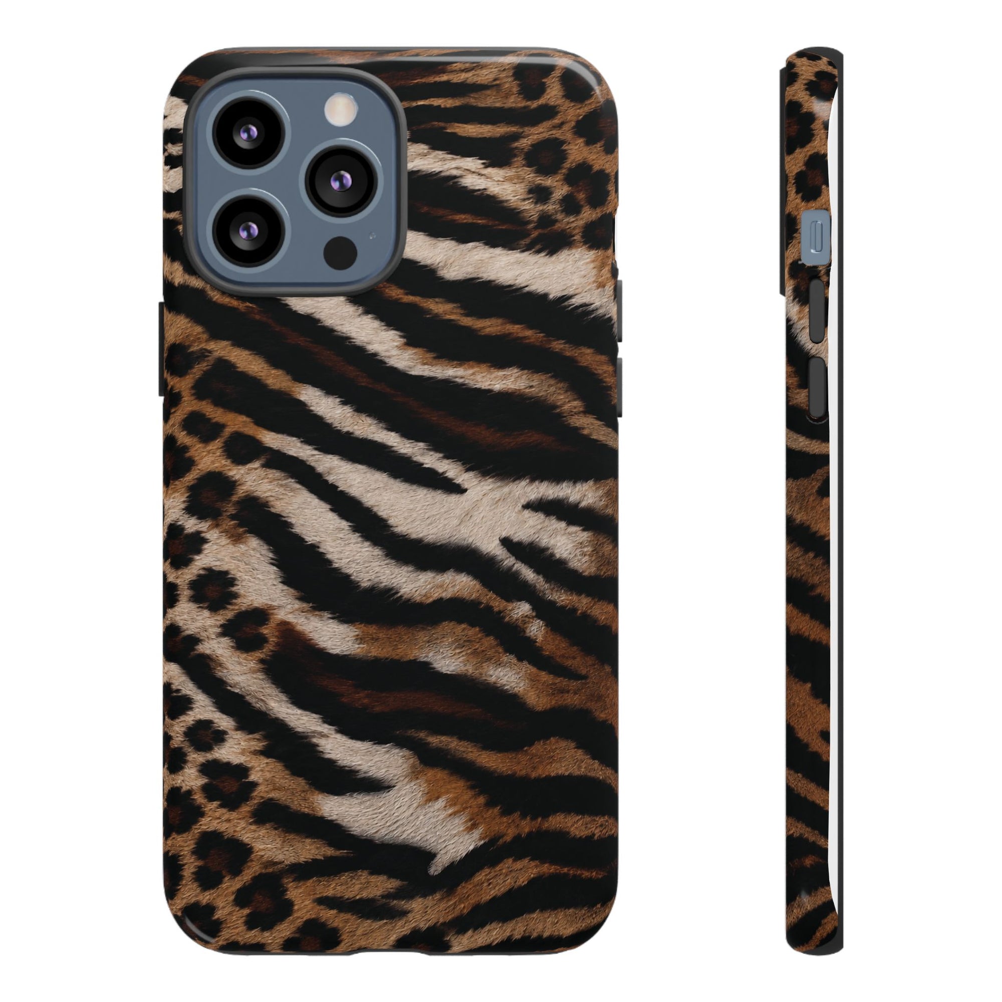 Tiger x Leopard iPhone Case | Cool Girl Mob Wife Aesthetic