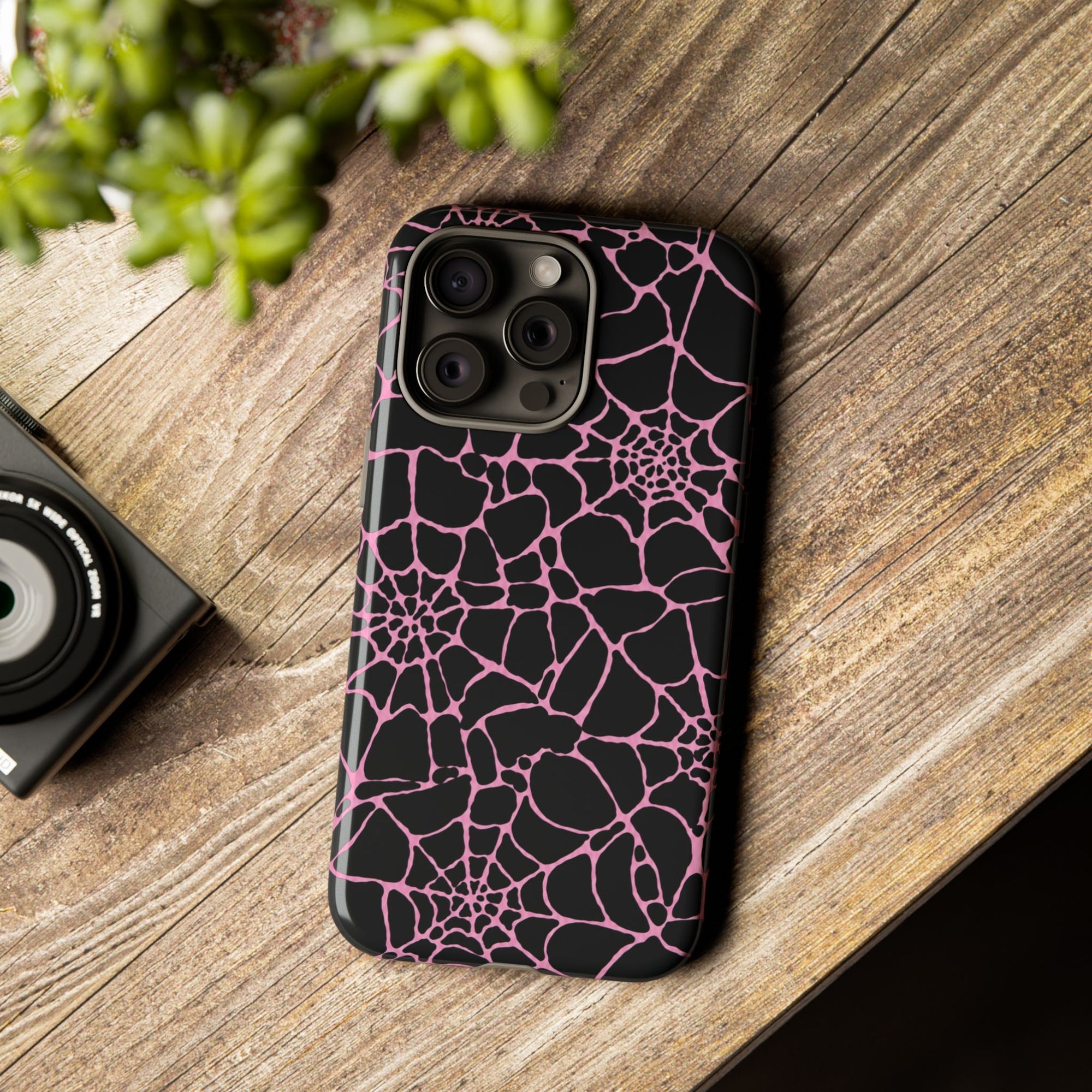 Y2K Spiderweb iPhone Case 🕷️ Goth Aesthetic Cute Emo Phone Case