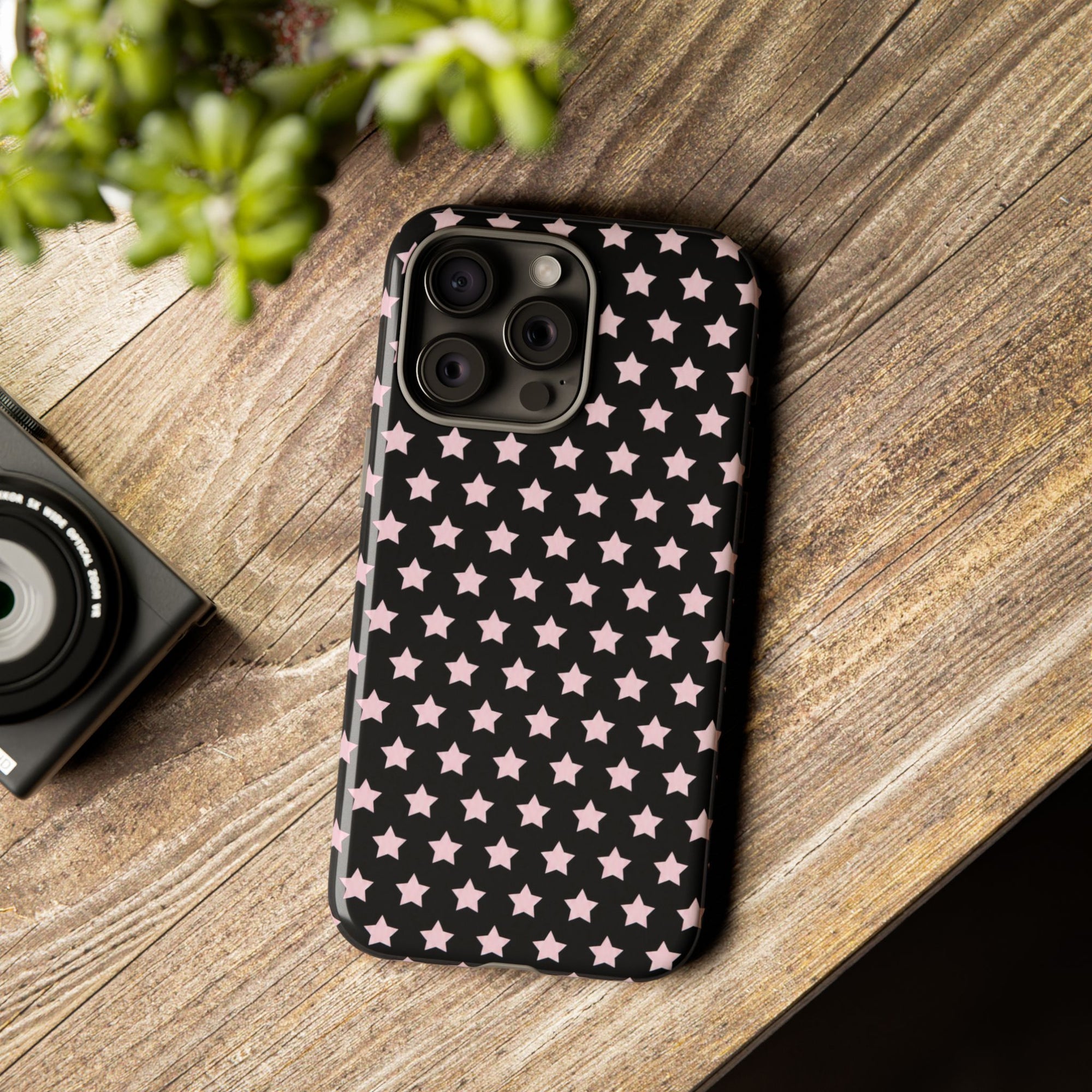 Star Girl iPhone Case ✦ Y2K Aesthetic Black Star Phone Case