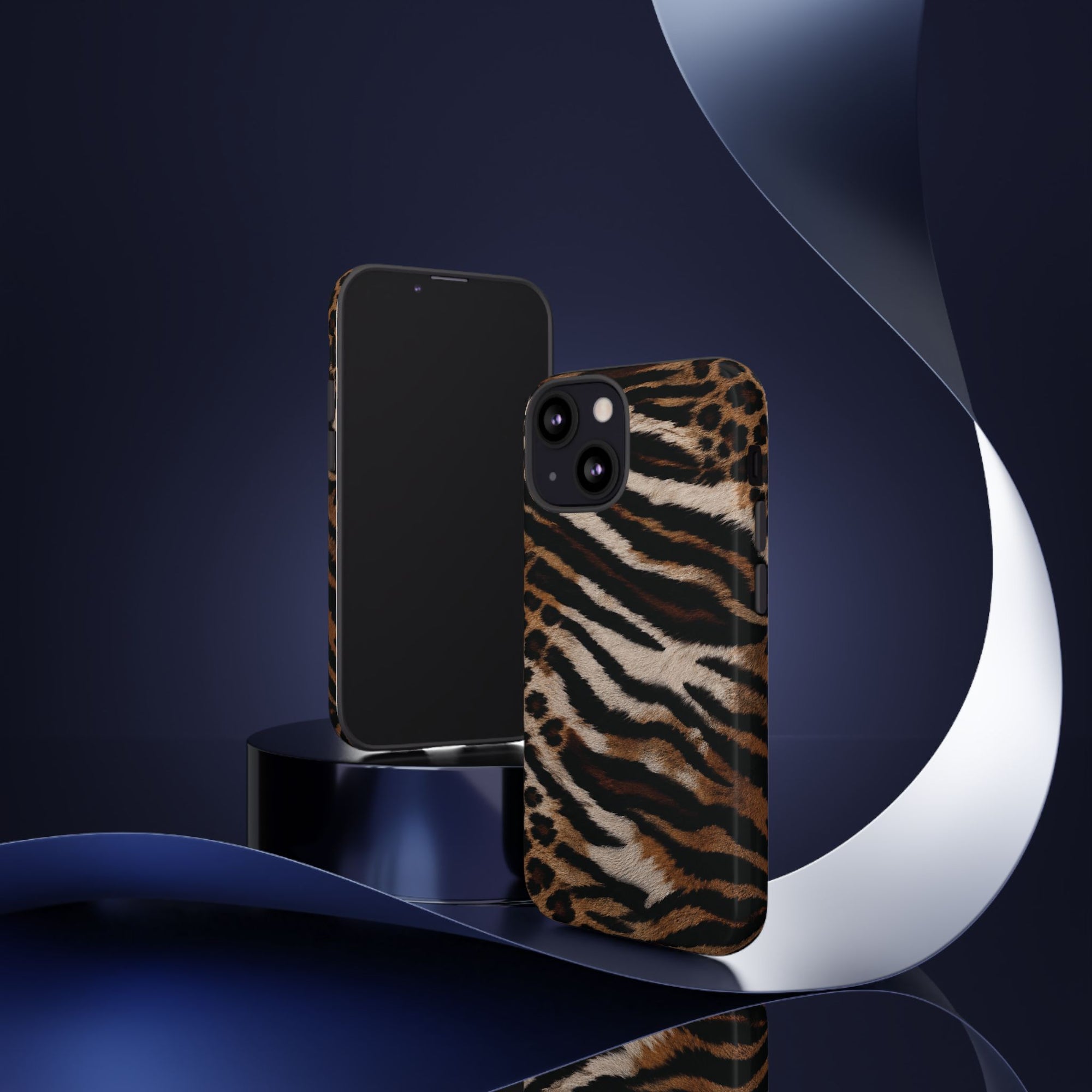 Tiger x Leopard iPhone Case | Cool Girl Mob Wife Aesthetic