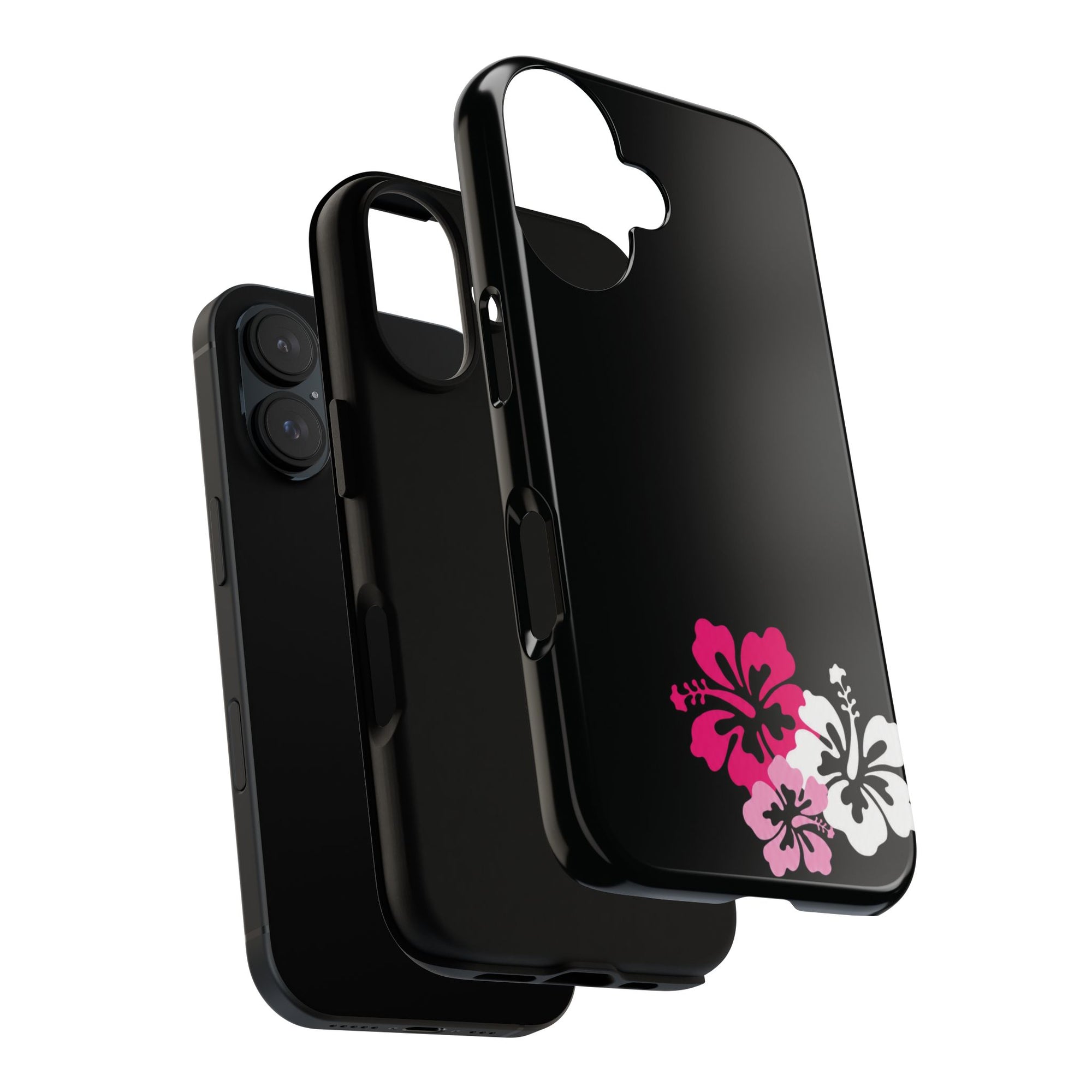 Y2K Hibiscus Floral Phone Case | Cute Coquette Tropical iPhone Case | Glossy Protective Girly Cover| dejavuu