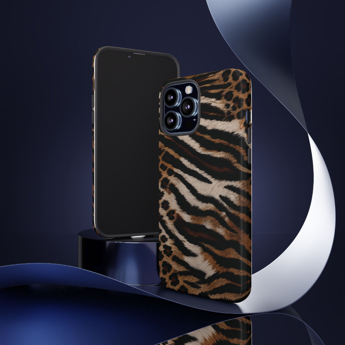 Tiger x Leopard iPhone Case | Cool Girl Mob Wife Aesthetic