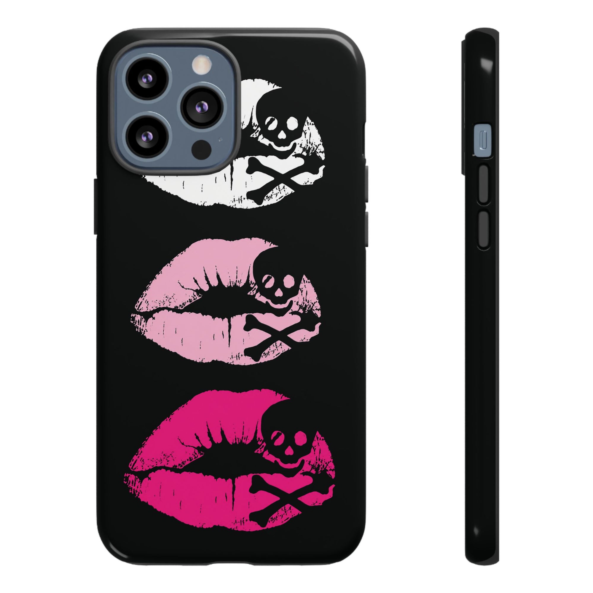 Skull Kiss Phone Case | Y2K Gothic Phone Case