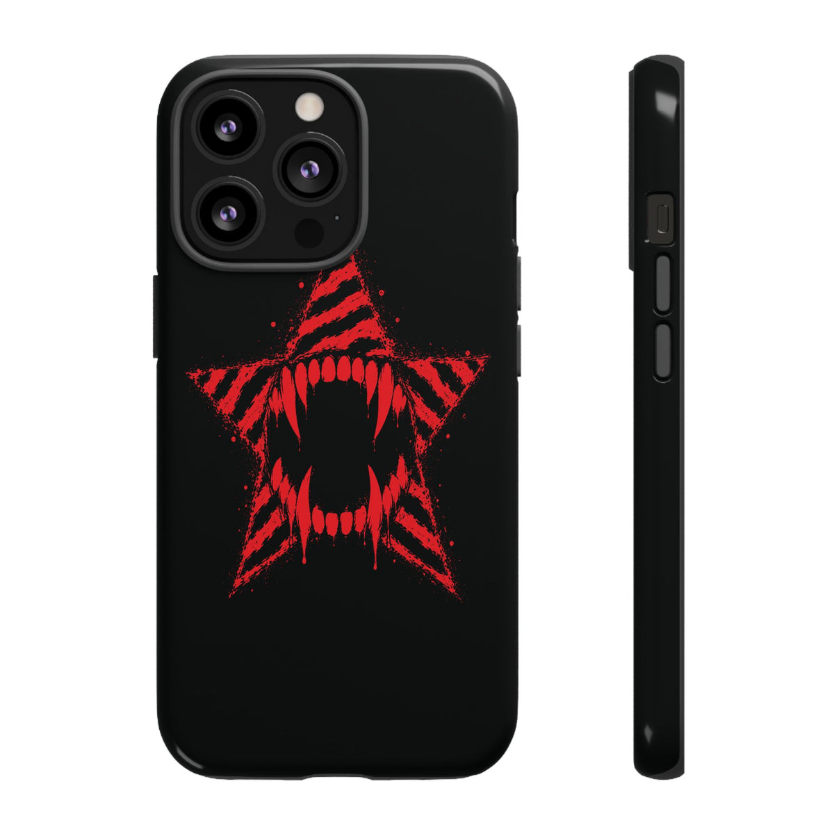 Vampire Star iPhone Case 🩸 Y2K Goth Alt Phone Case