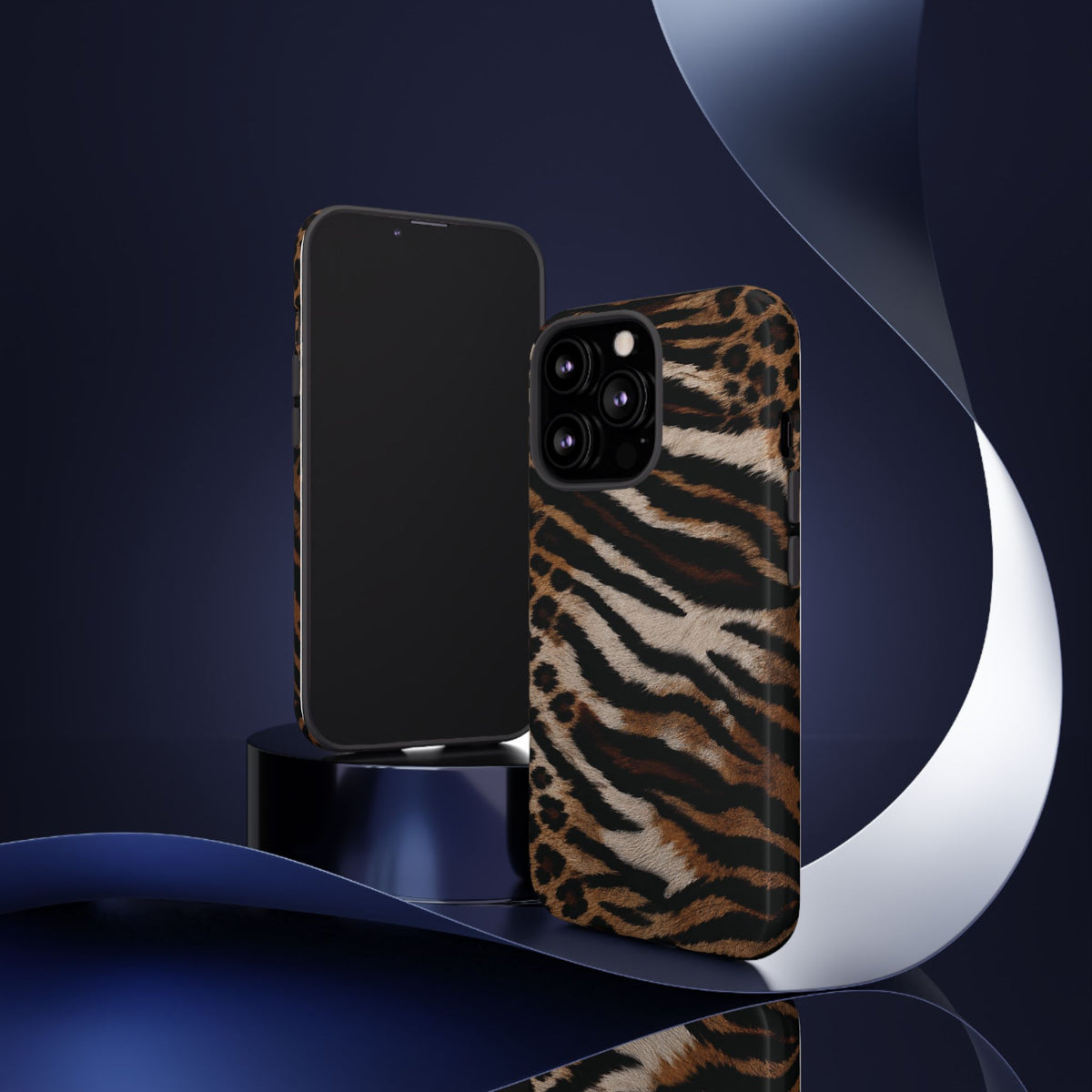Tiger x Leopard iPhone Case | Cool Girl Mob Wife Aesthetic