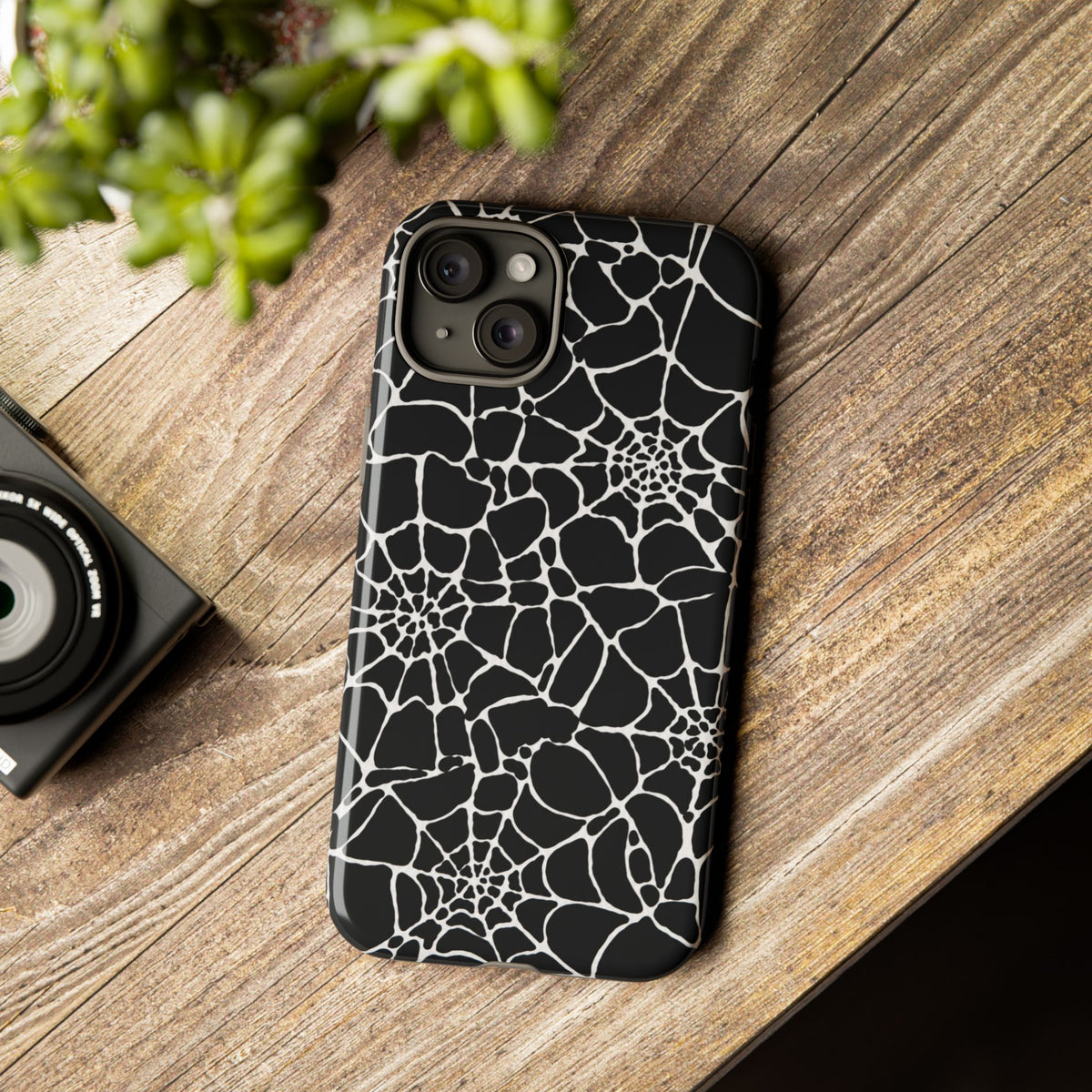 Y2K Spiderweb iPhone Case 🕷️ Goth Aesthetic Cute Emo Phone Case