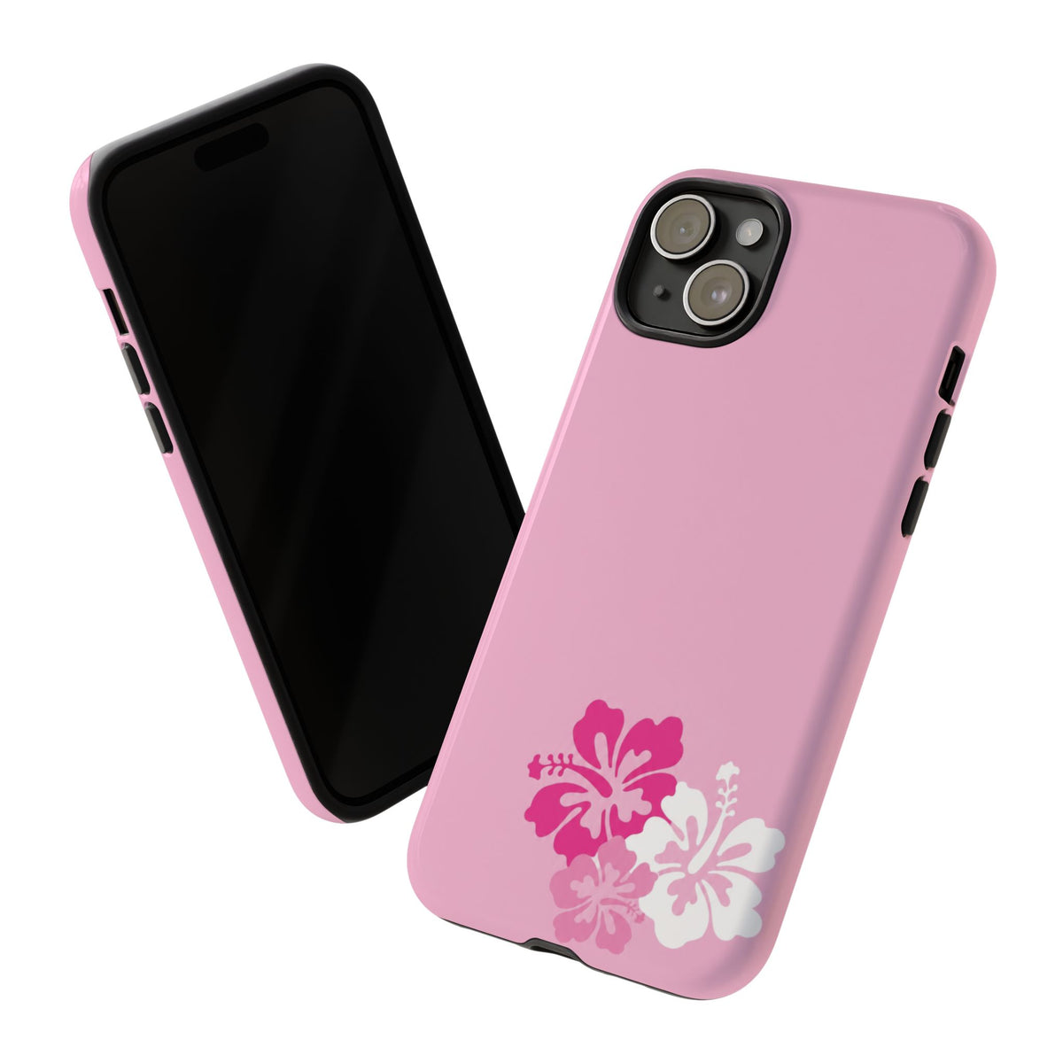 Y2K Hibiscus Floral Phone Case | Cute Coquette Tropical iPhone Case | Glossy Protective Girly Cover| dejavuu
